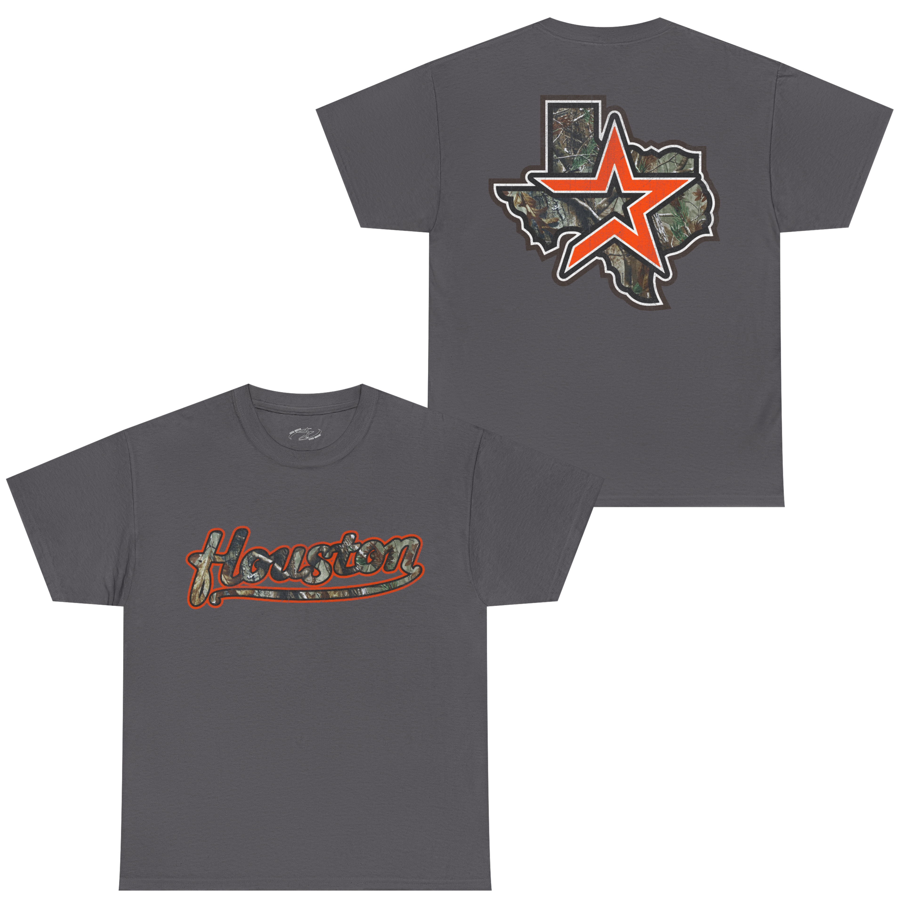 CAMO HTX ORANGE STANDARD TEE