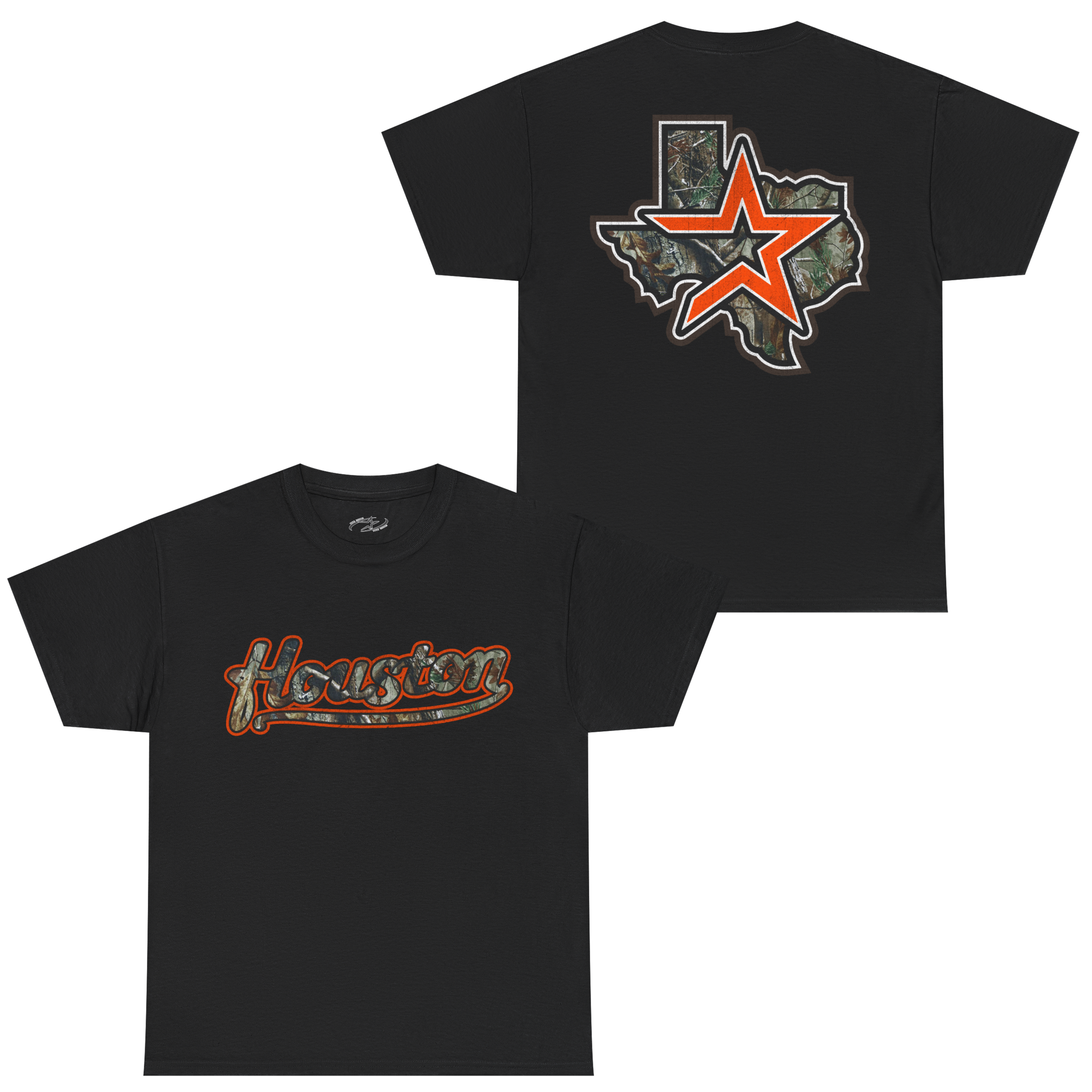 CAMO HTX ORANGE STANDARD TEE