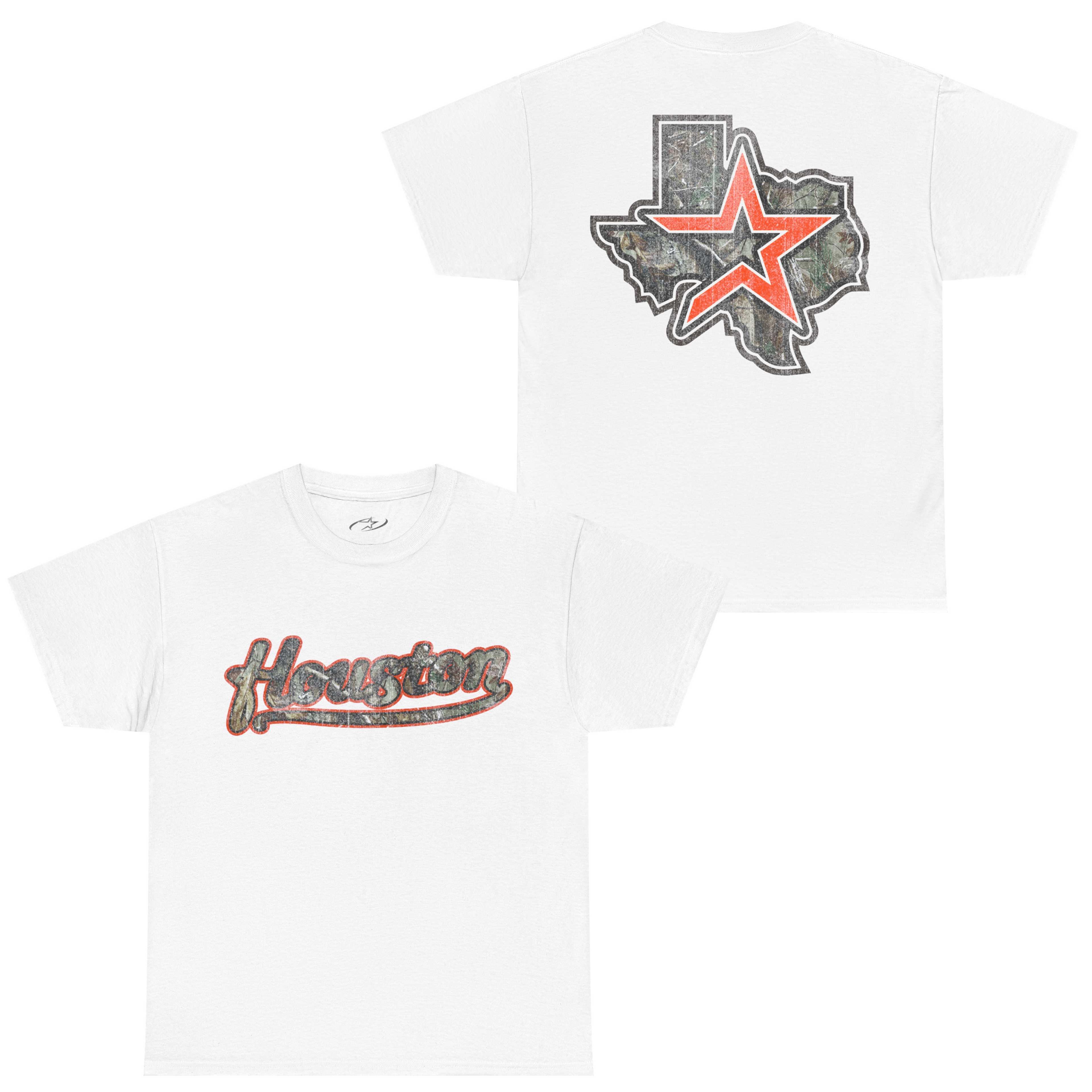 CAMO HTX ORANGE STANDARD TEE