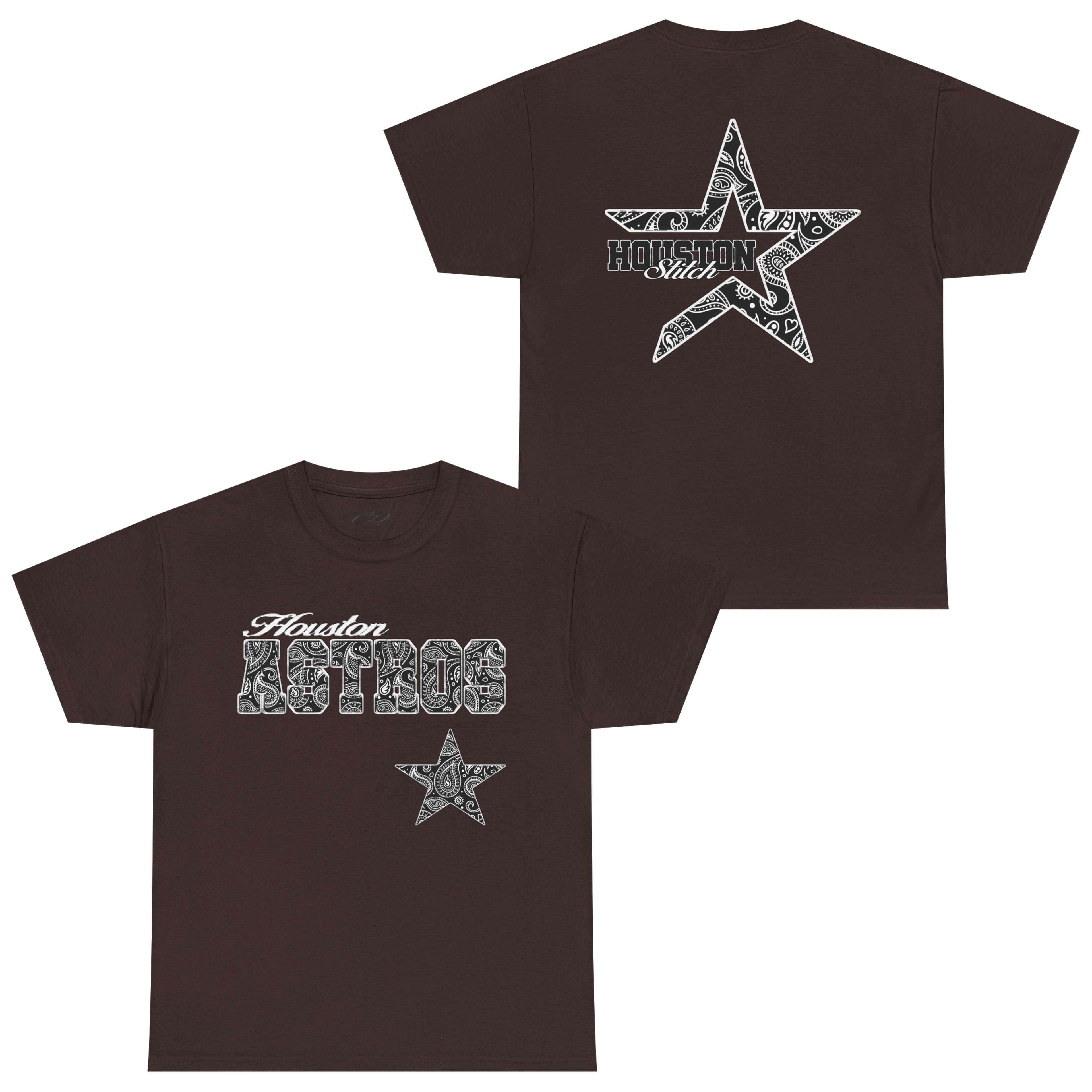 BLACK PAISLEY STROS STAR STANDARD TEE