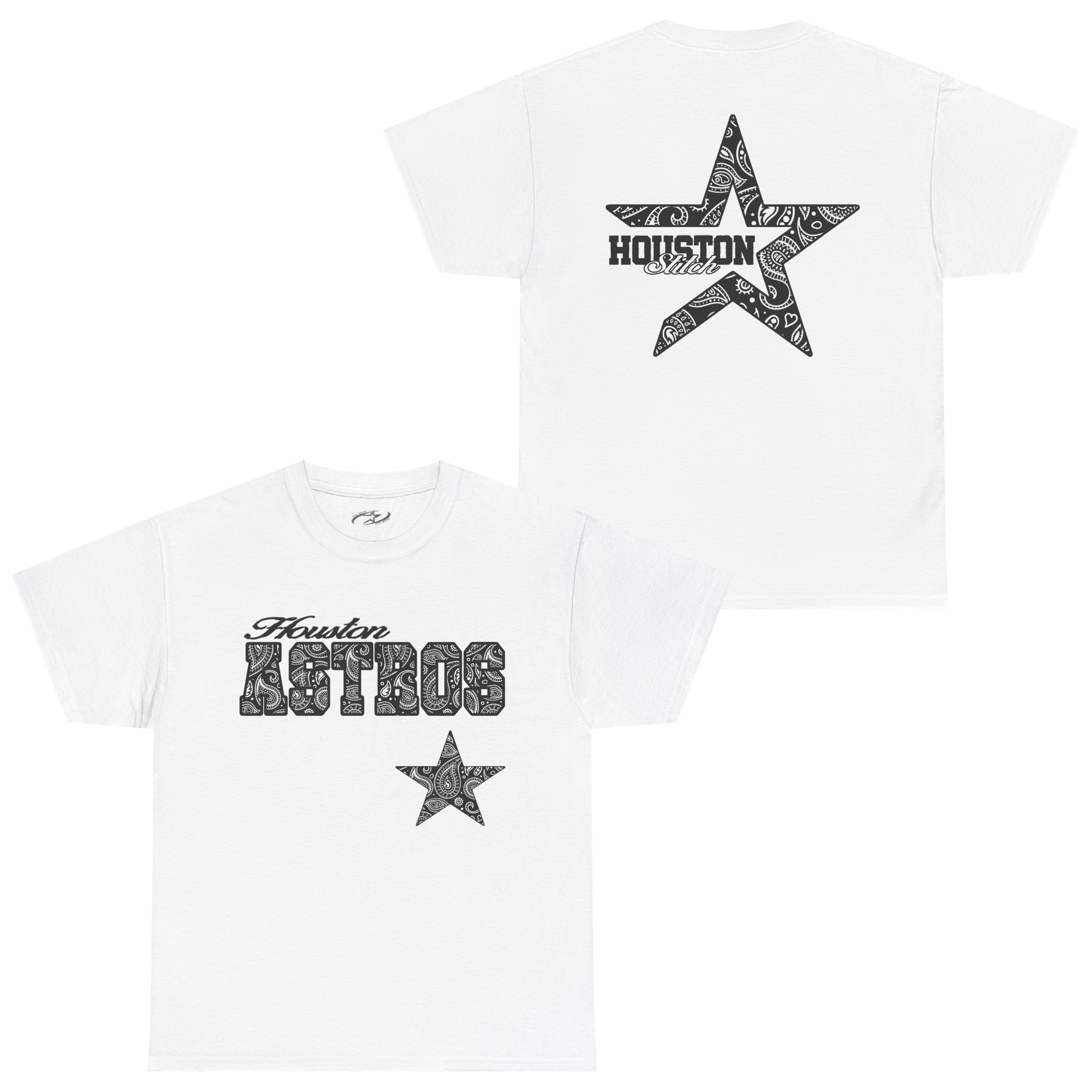 BLACK PAISLEY STROS STAR STANDARD TEE
