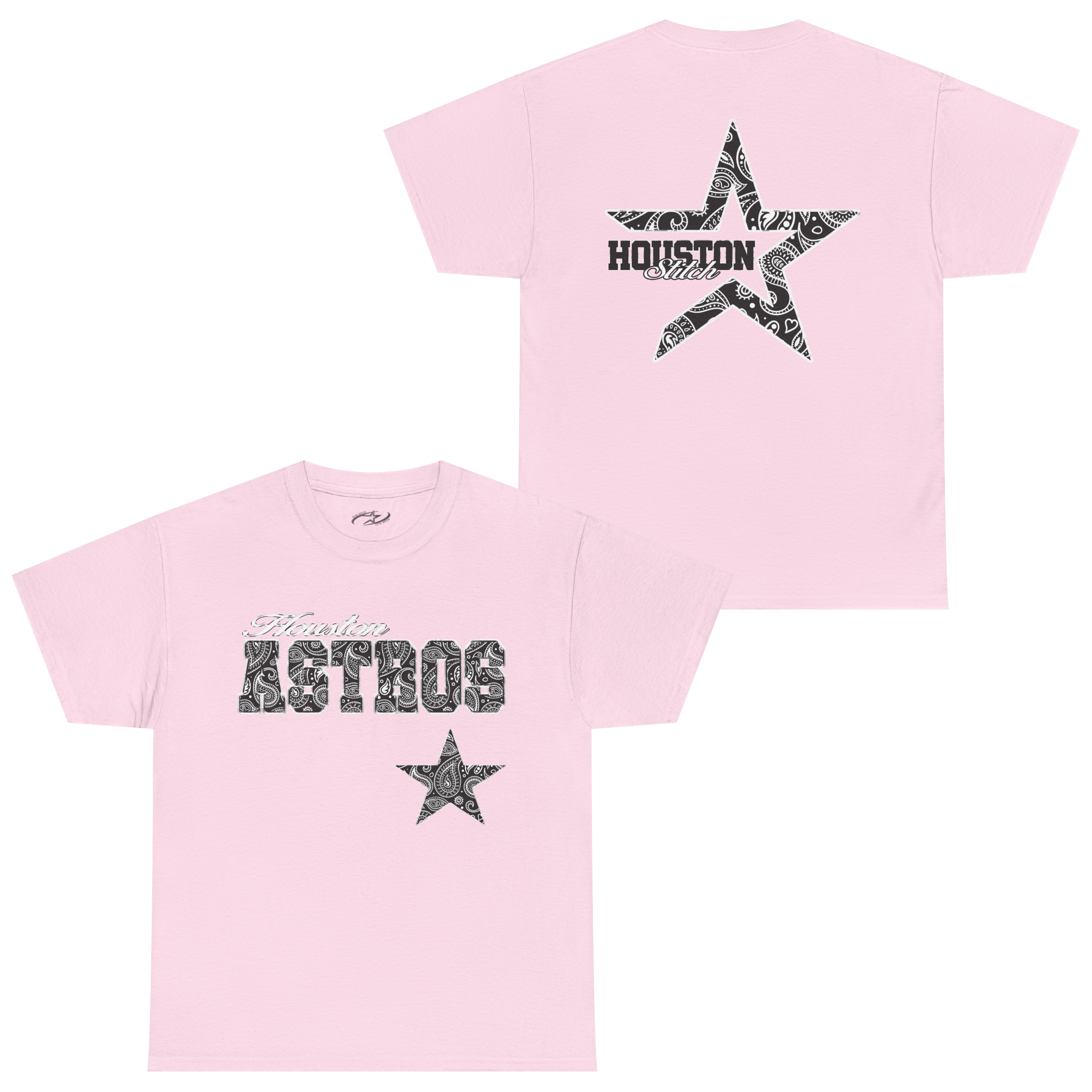 BLACK PAISLEY STROS STAR STANDARD TEE