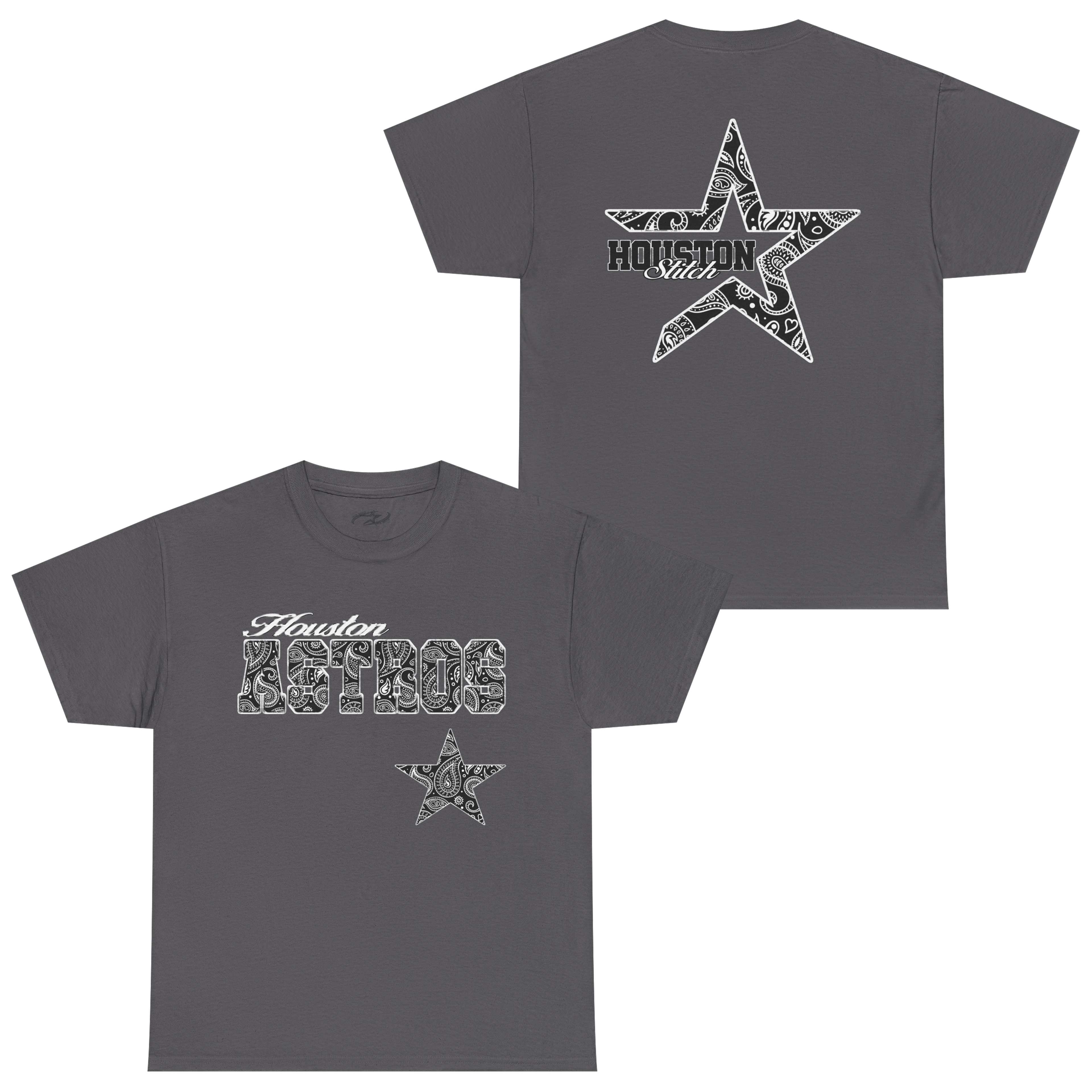 BLACK PAISLEY STROS STAR STANDARD TEE