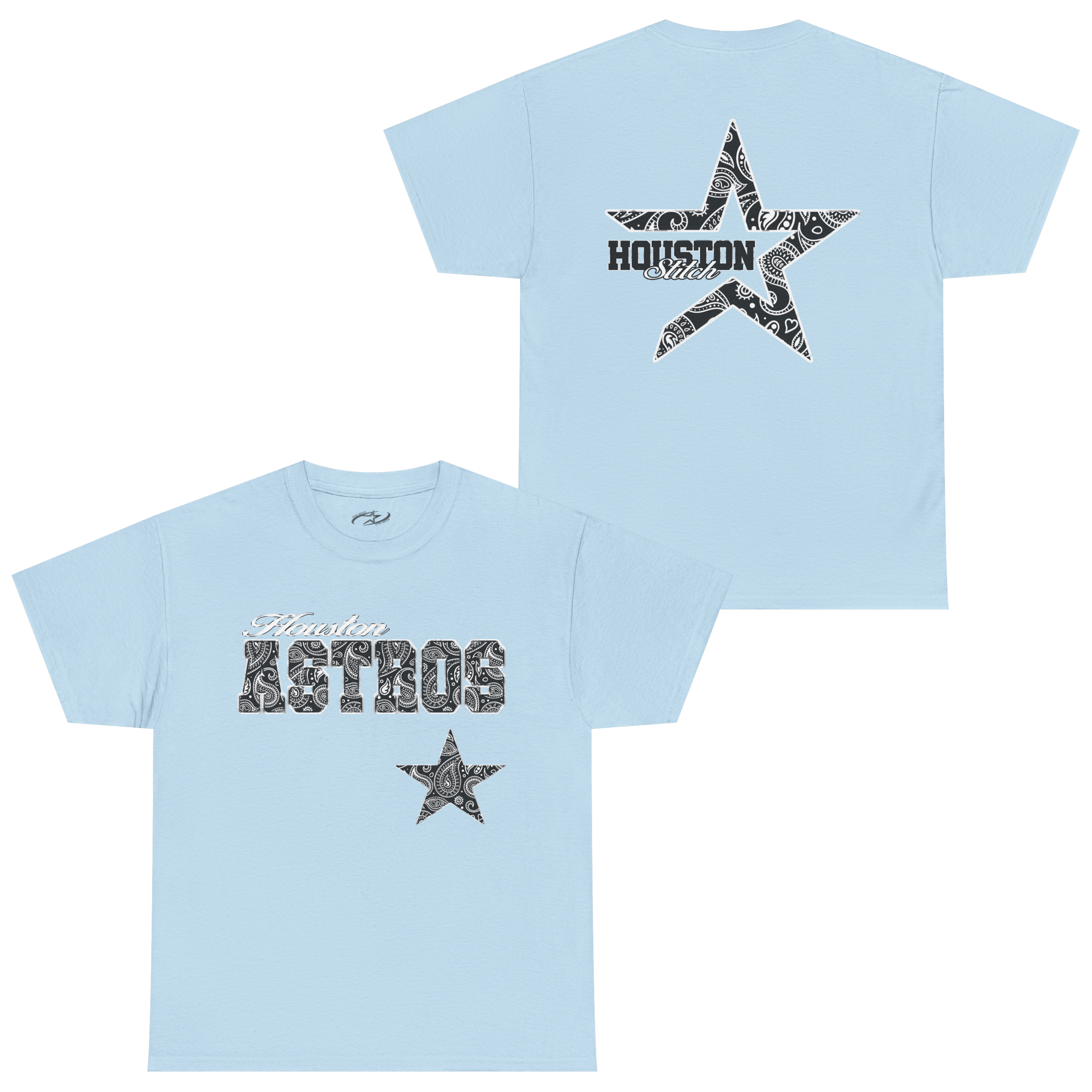 BLACK PAISLEY STROS STAR STANDARD TEE