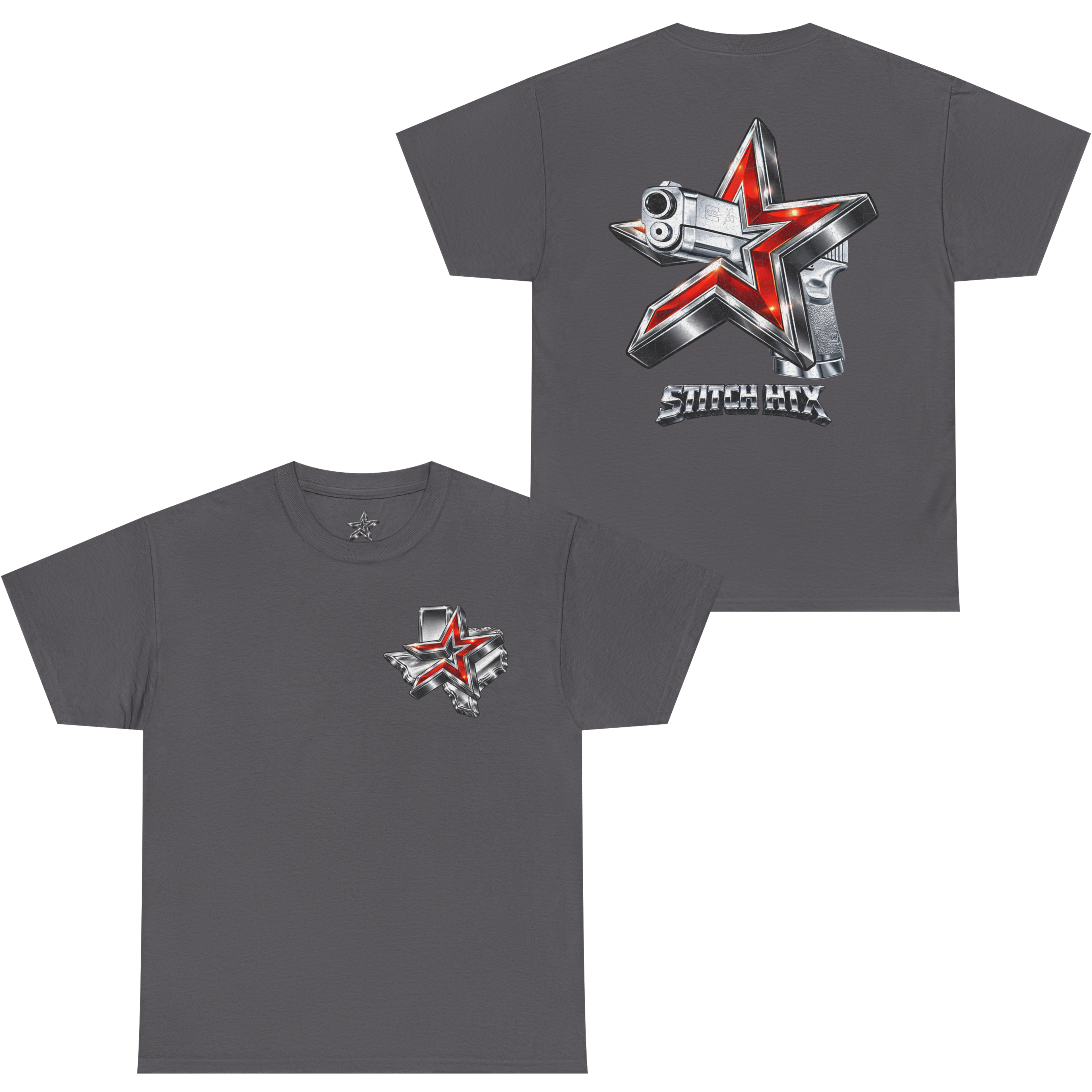 RED N' CHROME STROS GLOCK STANDARD TEE