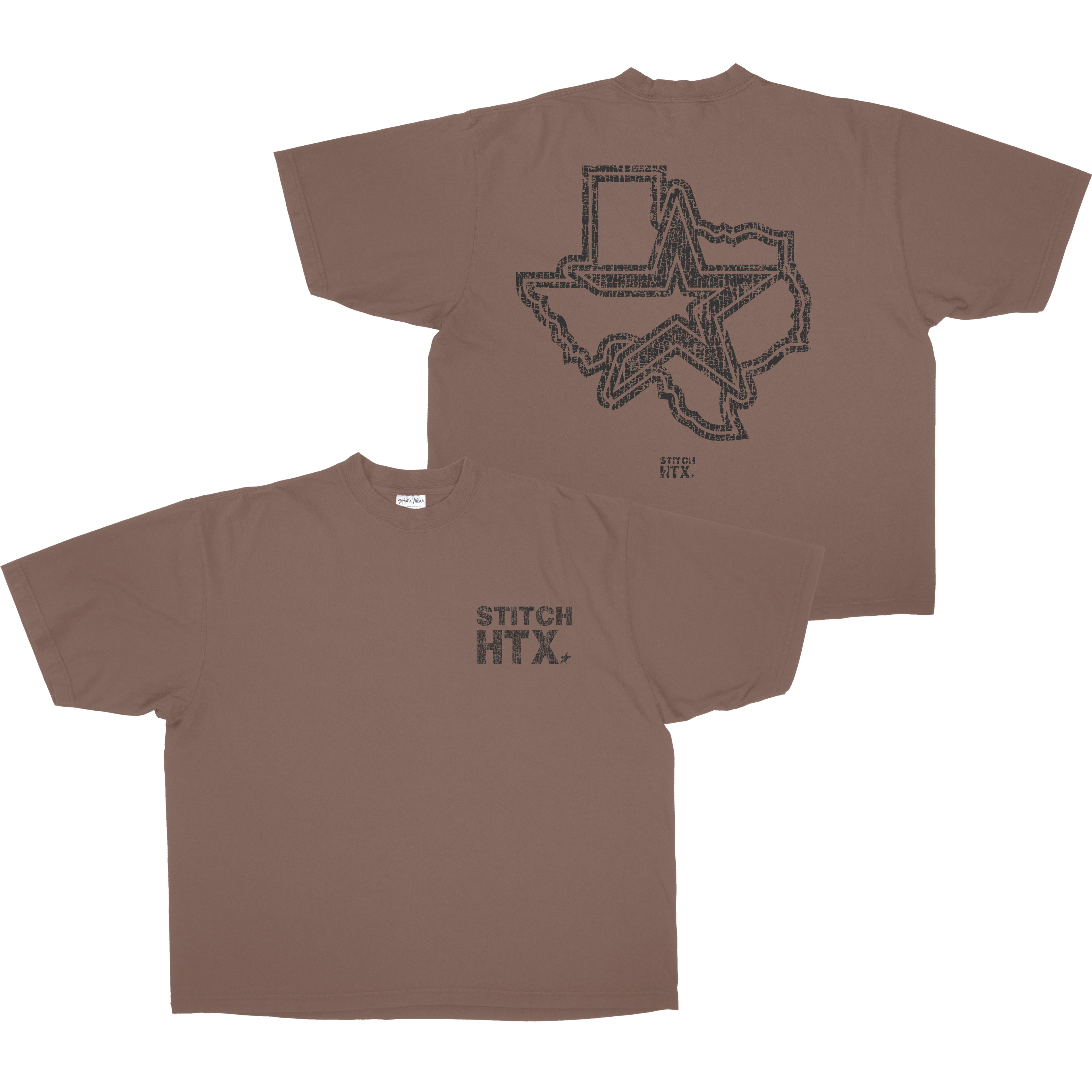 BLACK STITCH LOGO HEAVYWEIGHT SHAKAWEAR TEE