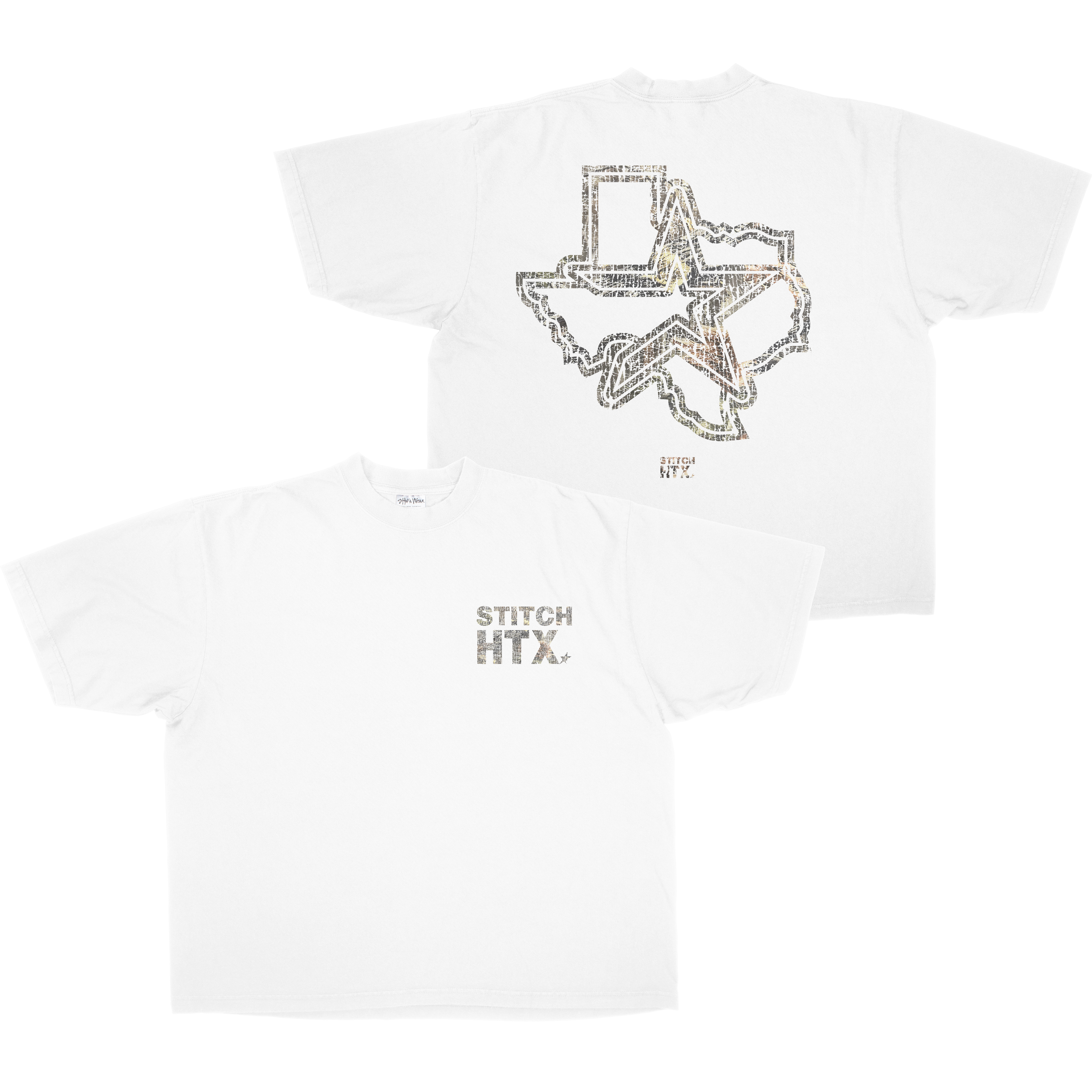 CAMO STITCH LOGO HEAVYWEIGHT SHAKAWEAR TEE