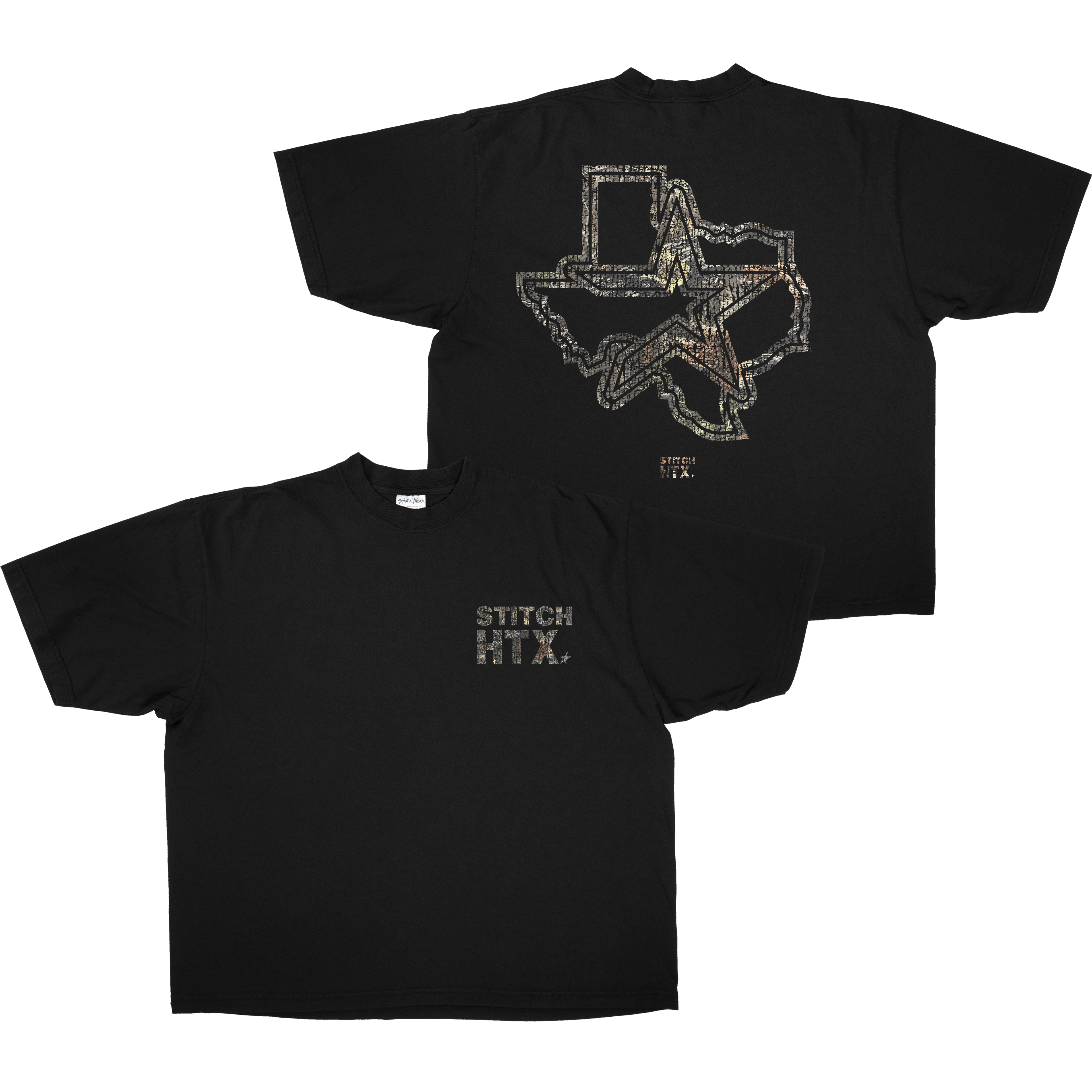 CAMO STITCH LOGO HEAVYWEIGHT SHAKAWEAR TEE