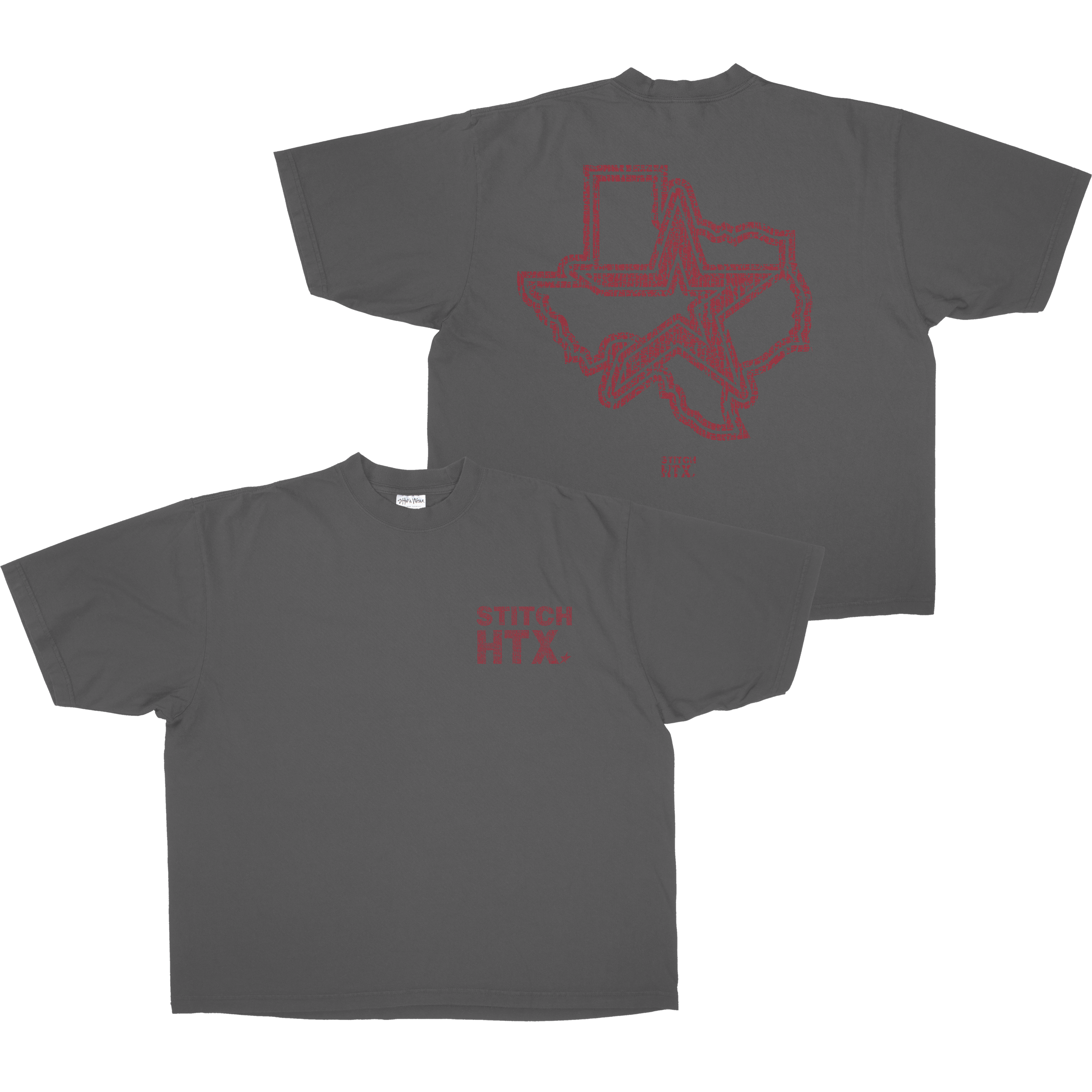 RED STITCH LOGO HEAVYWEIGHT SHAKAWEAR TEE