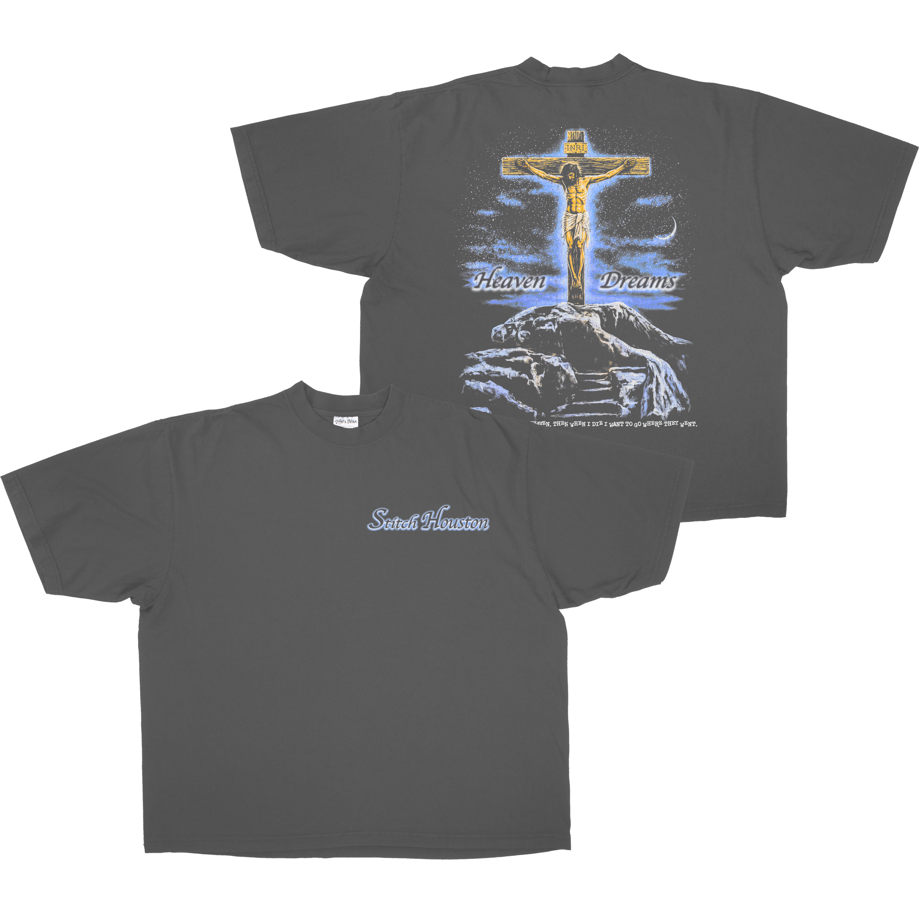 HEAVEN DREAMS JESUS HEAVYWEIGHT SHAKAWEAR TEE