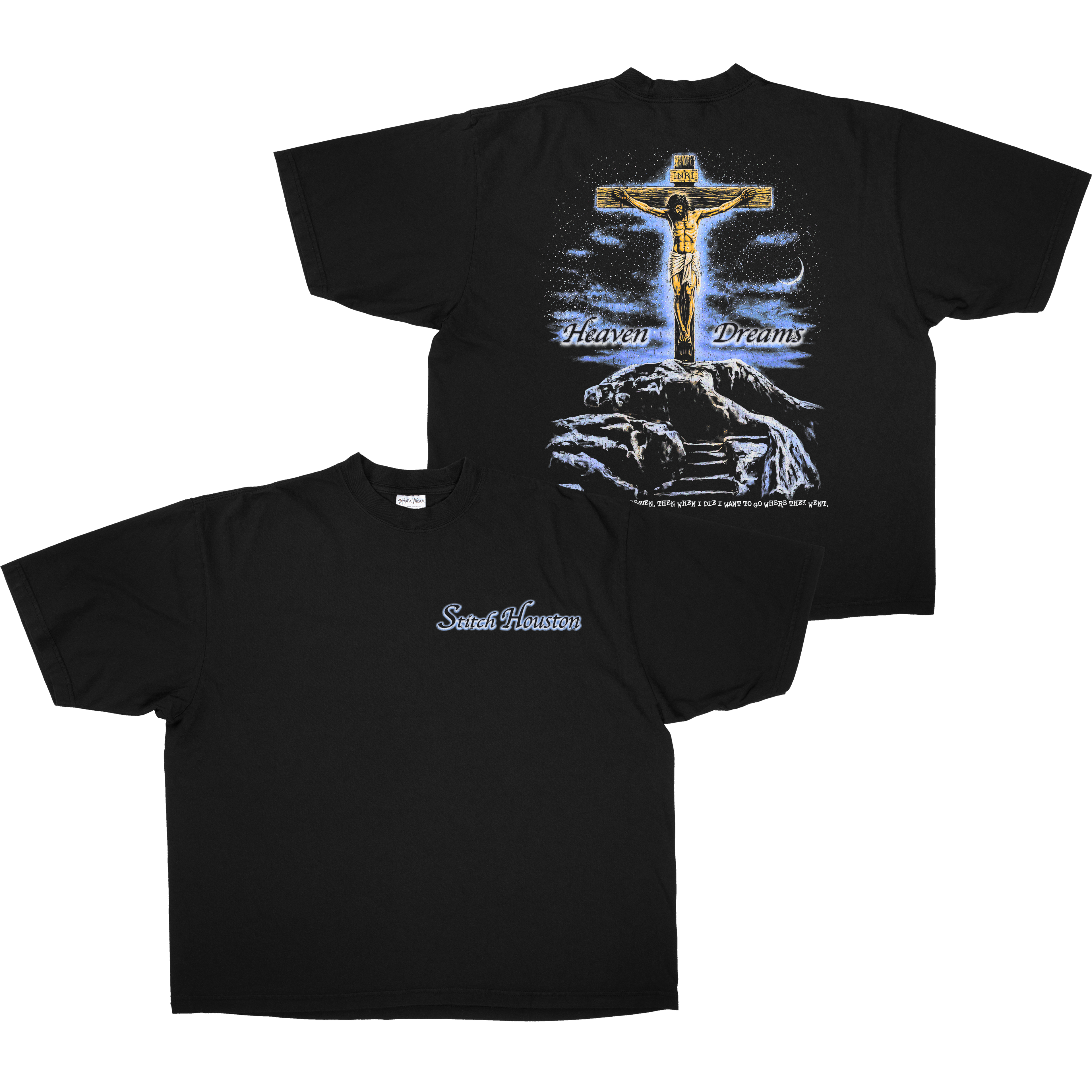 HEAVEN DREAMS JESUS HEAVYWEIGHT SHAKAWEAR TEE