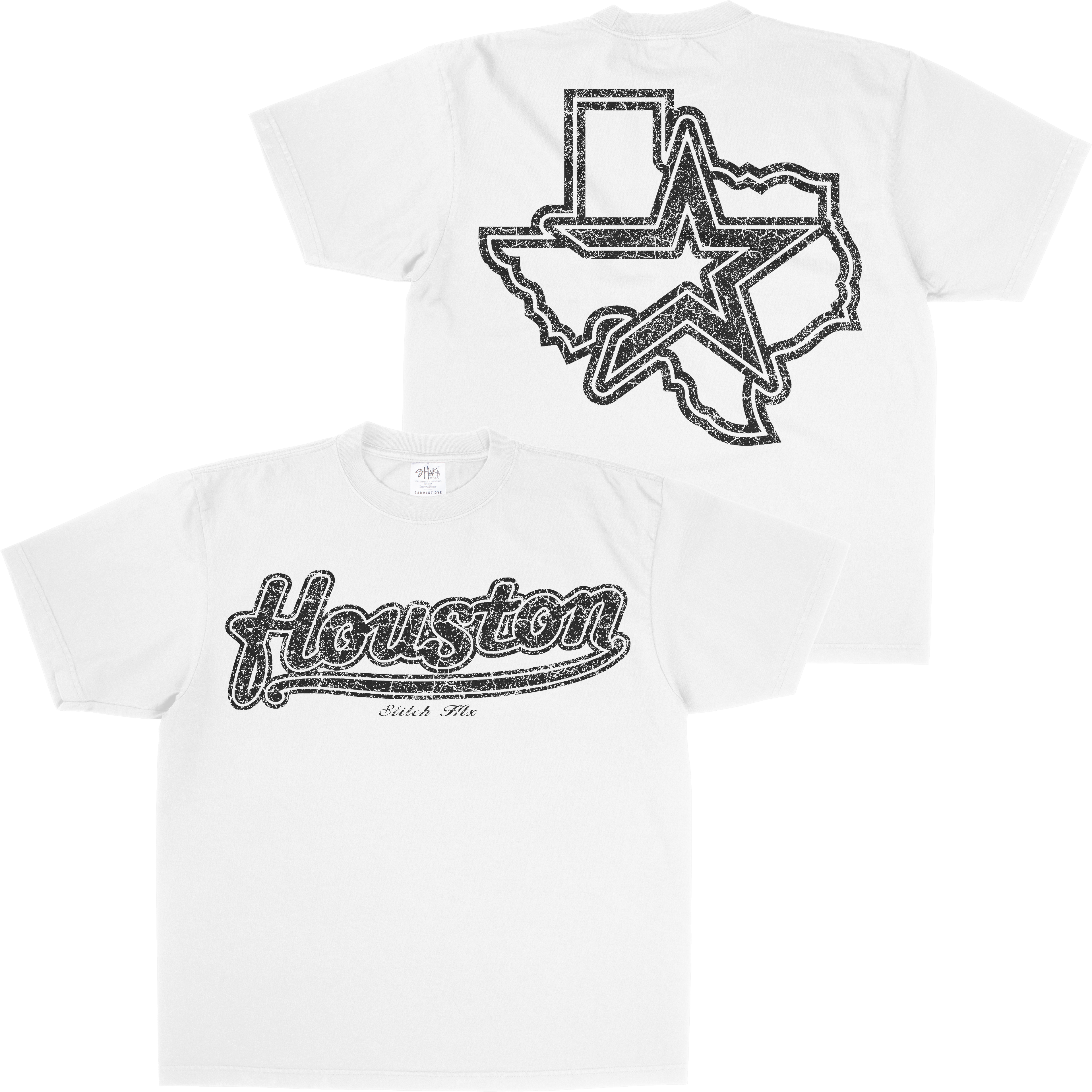 BLACK HOUSTON SHAKAWEAR TEE