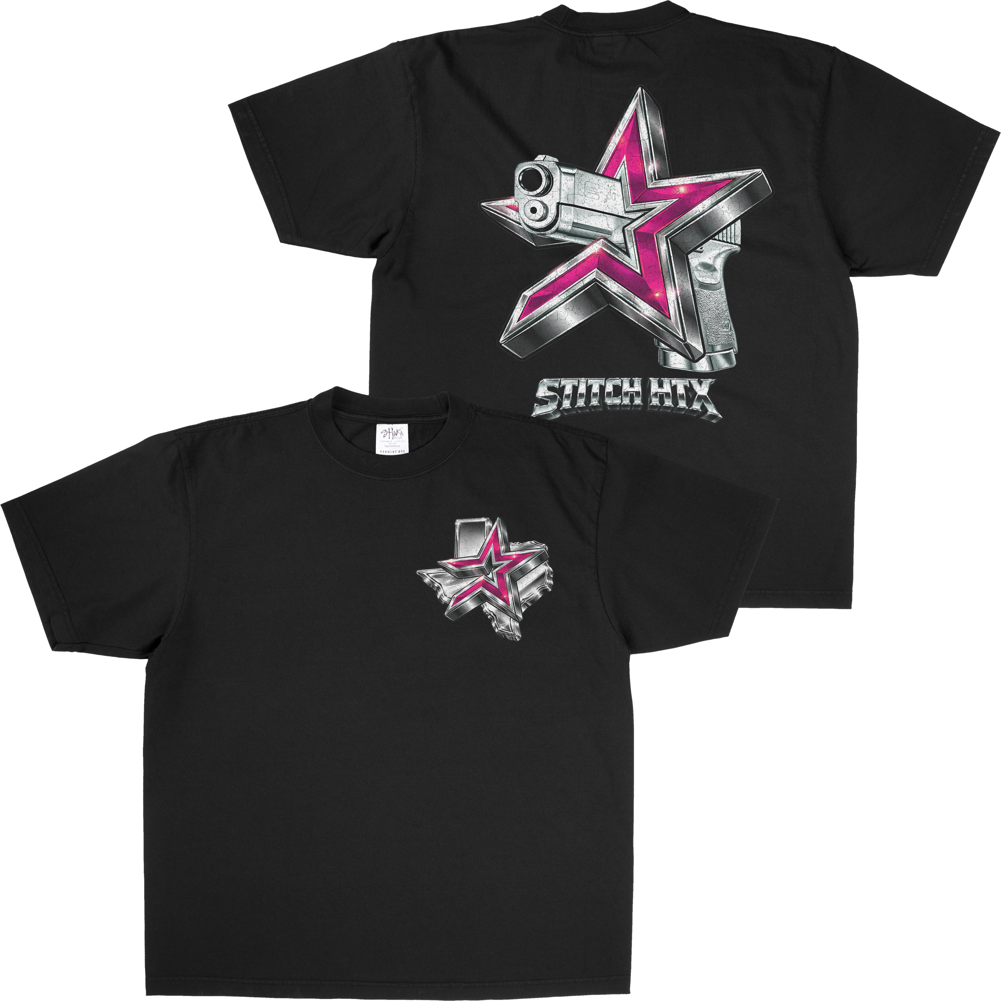PINK N CHROME SHAKAWEAR TEE