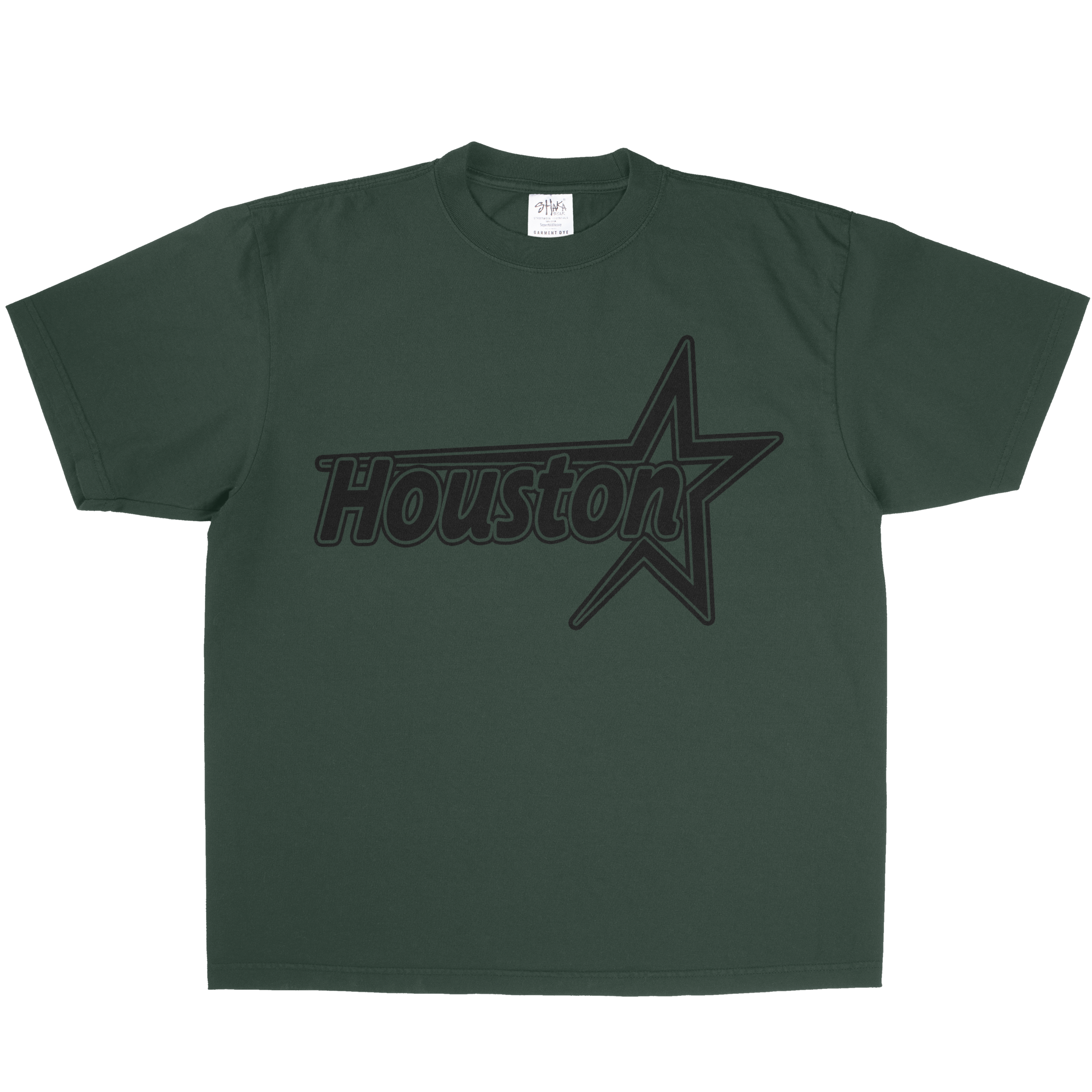 BLACK HOUSTON STAR SHAKAWEAR TEE