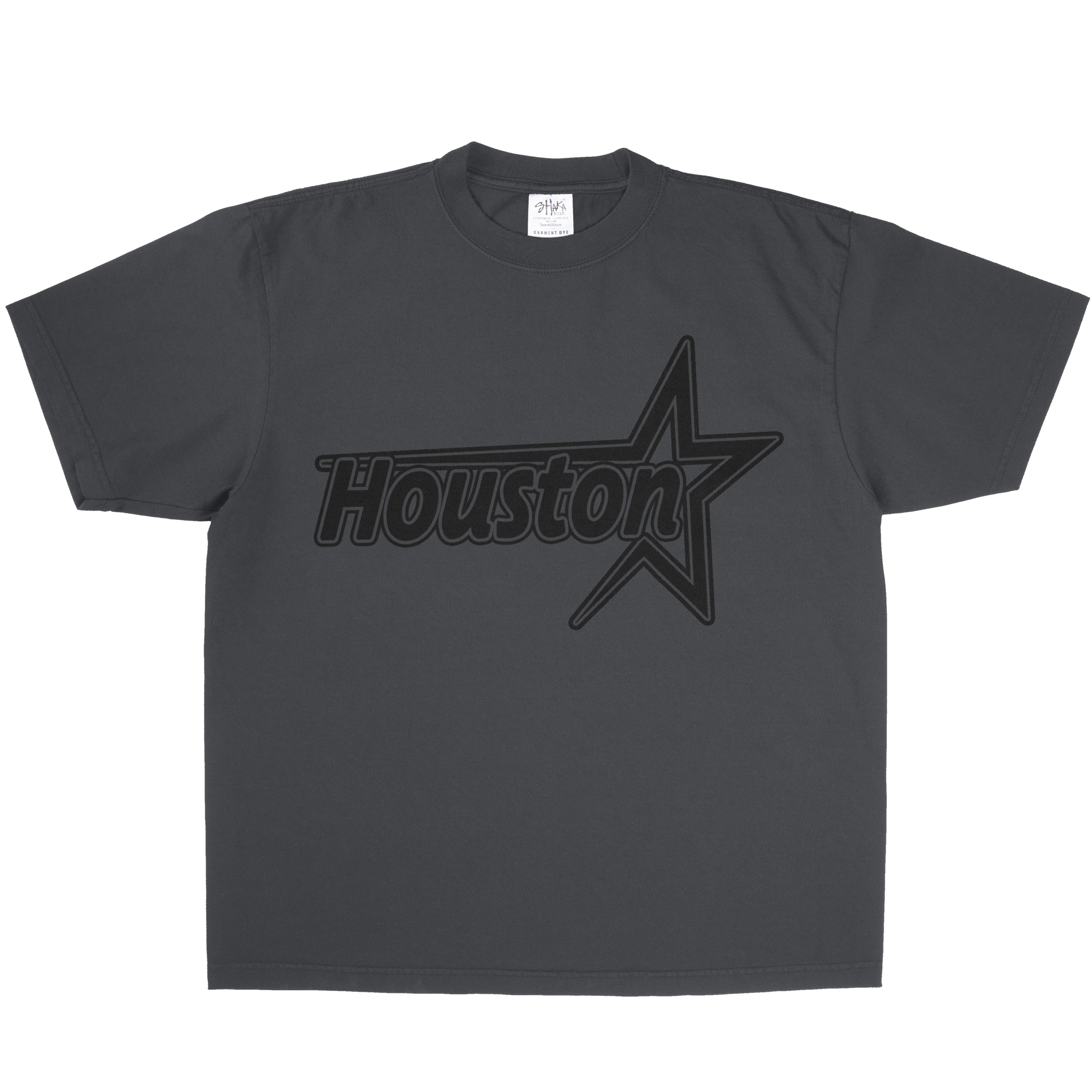 BLACK HOUSTON STAR SHAKAWEAR TEE