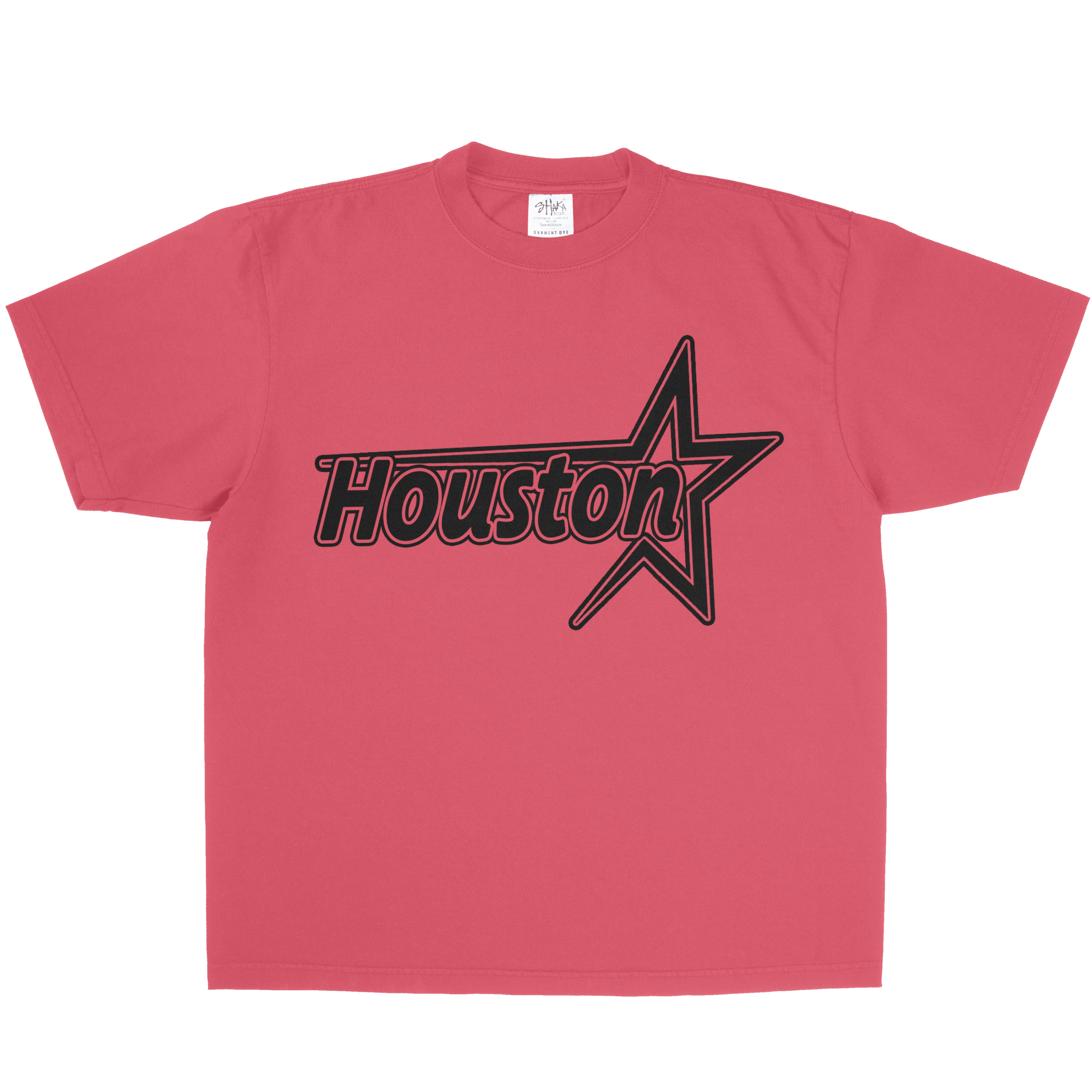BLACK HOUSTON STAR SHAKAWEAR TEE