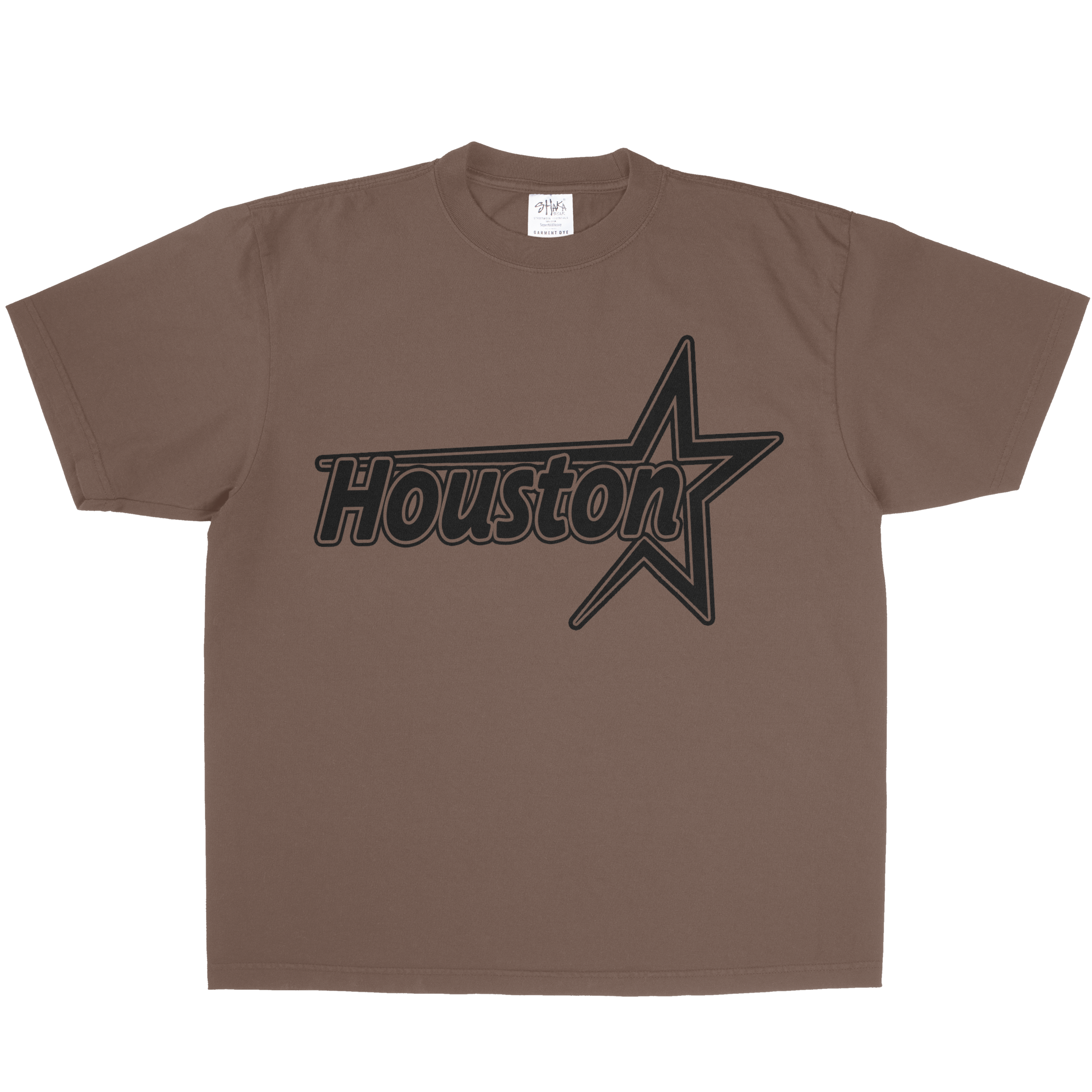 BLACK HOUSTON STAR SHAKAWEAR TEE
