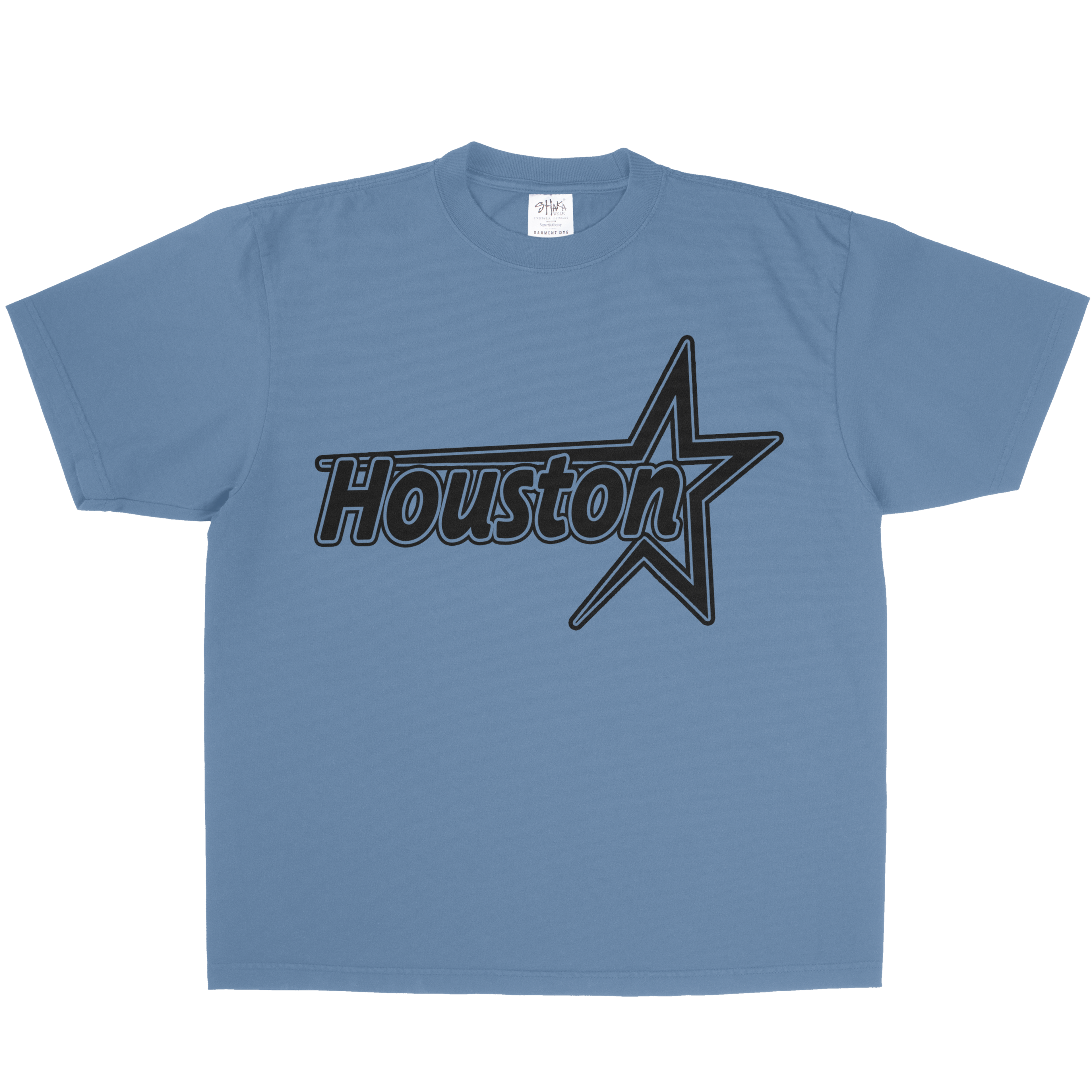 BLACK HOUSTON STAR SHAKAWEAR TEE