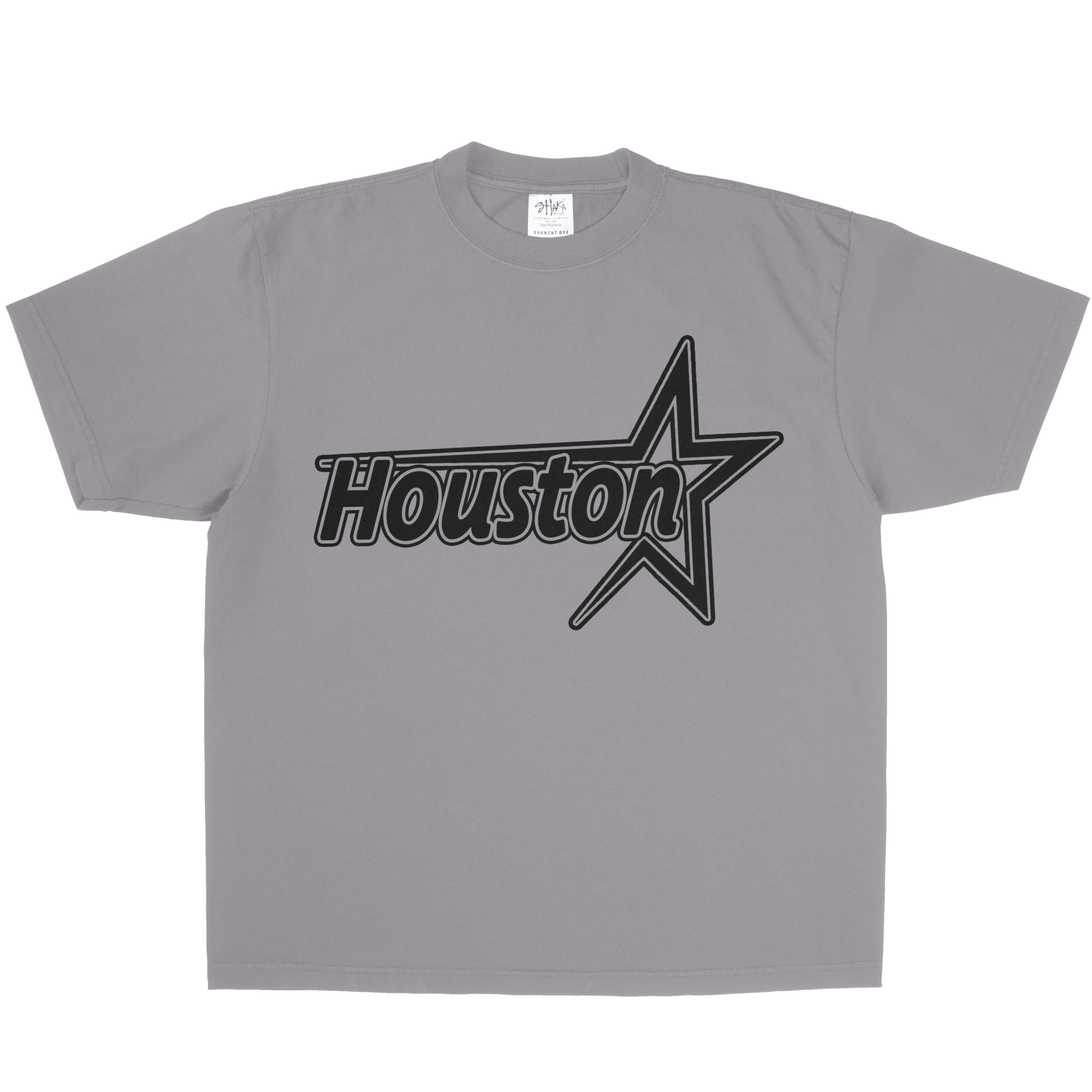 BLACK HOUSTON STAR SHAKAWEAR TEE