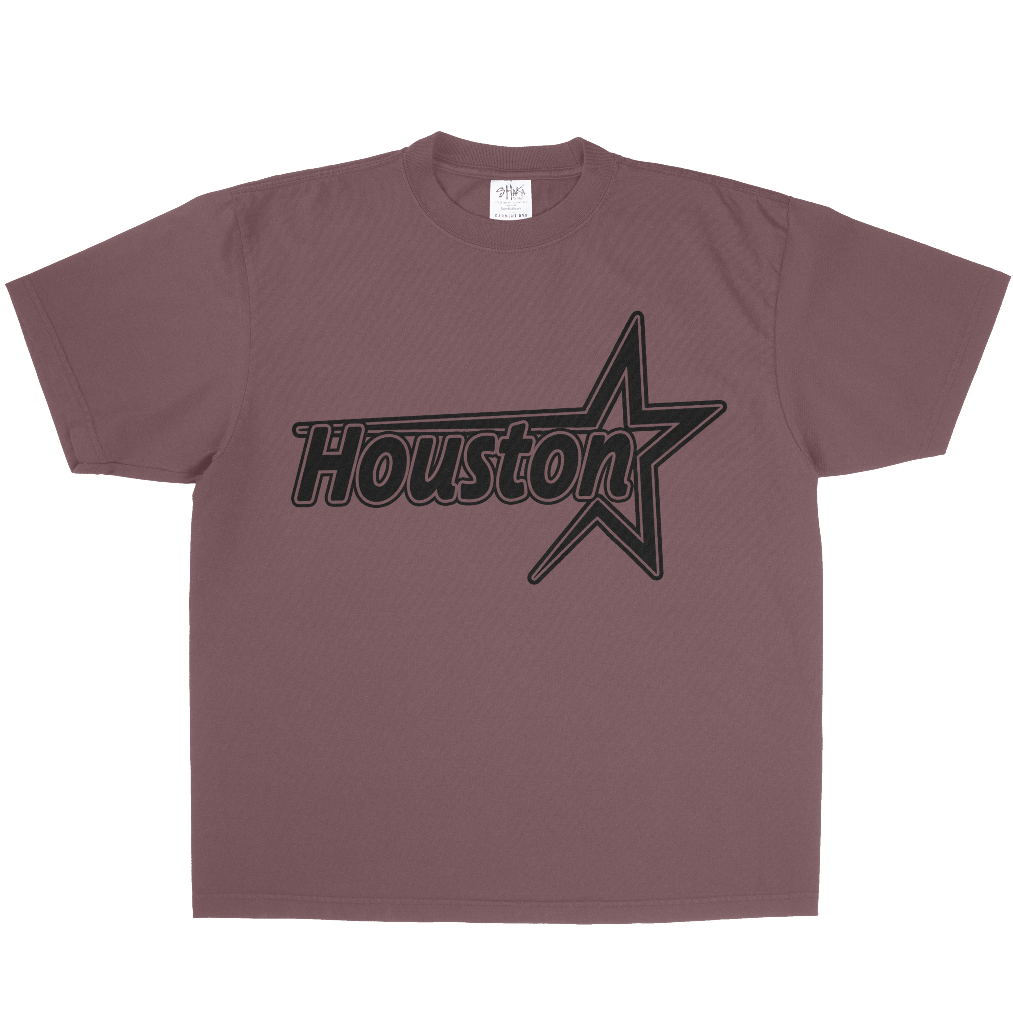 BLACK HOUSTON STAR SHAKAWEAR TEE