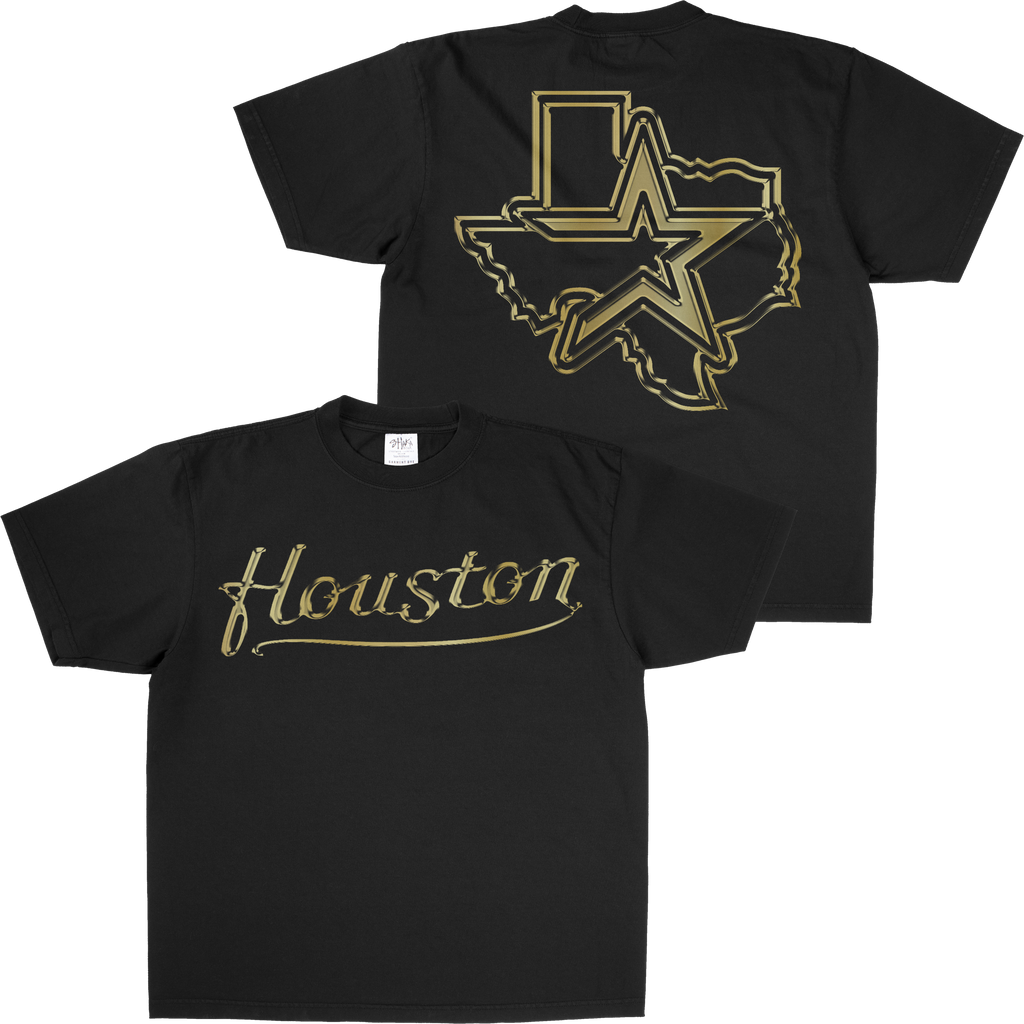 GOLD HOUSTON SHAKAWEAR TEE