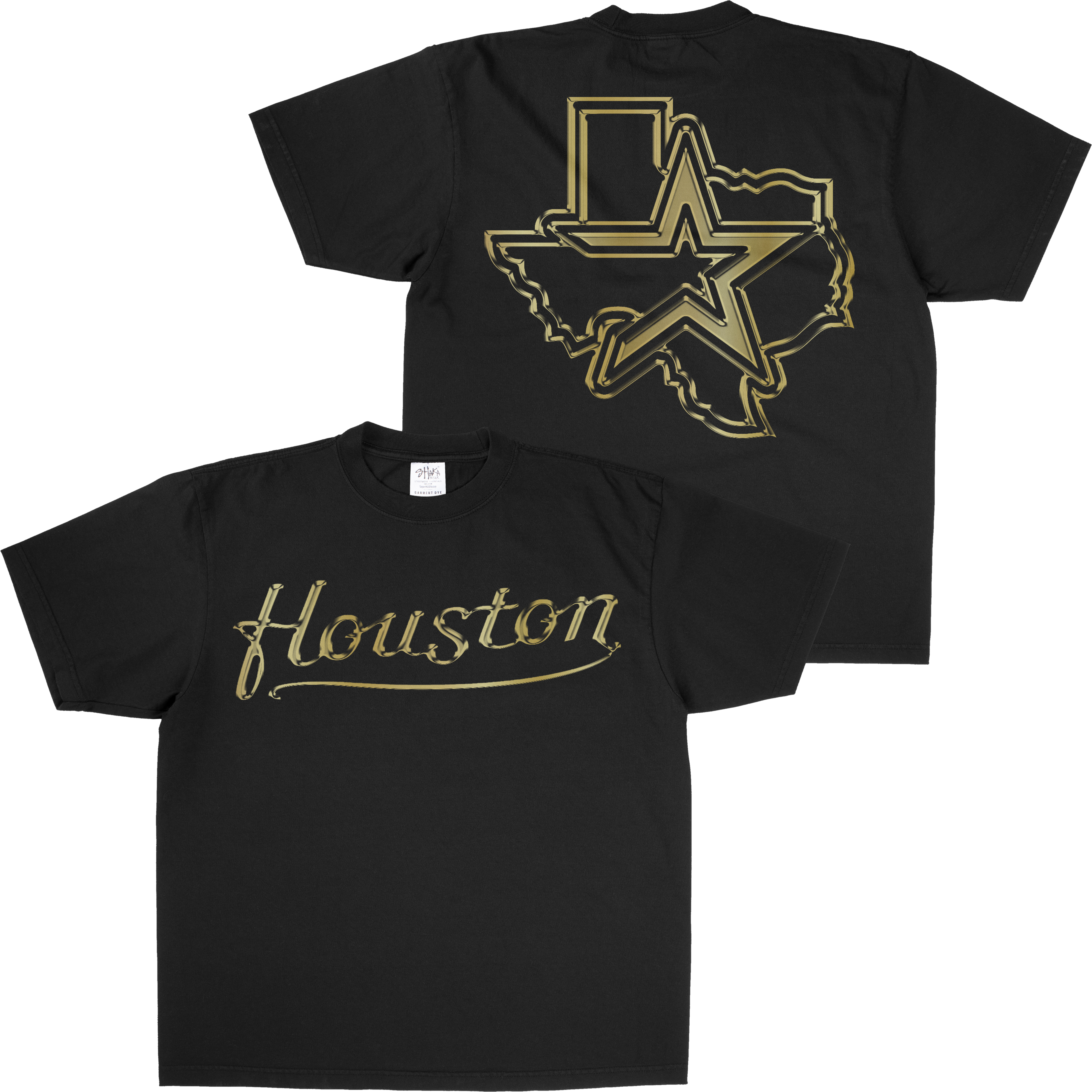 GOLD HOUSTON SHAKAWEAR TEE