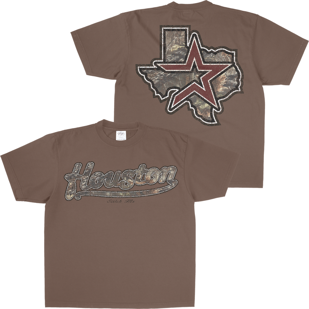 RED STAR CAMO HOUSTON SHAKAWEAR TEE