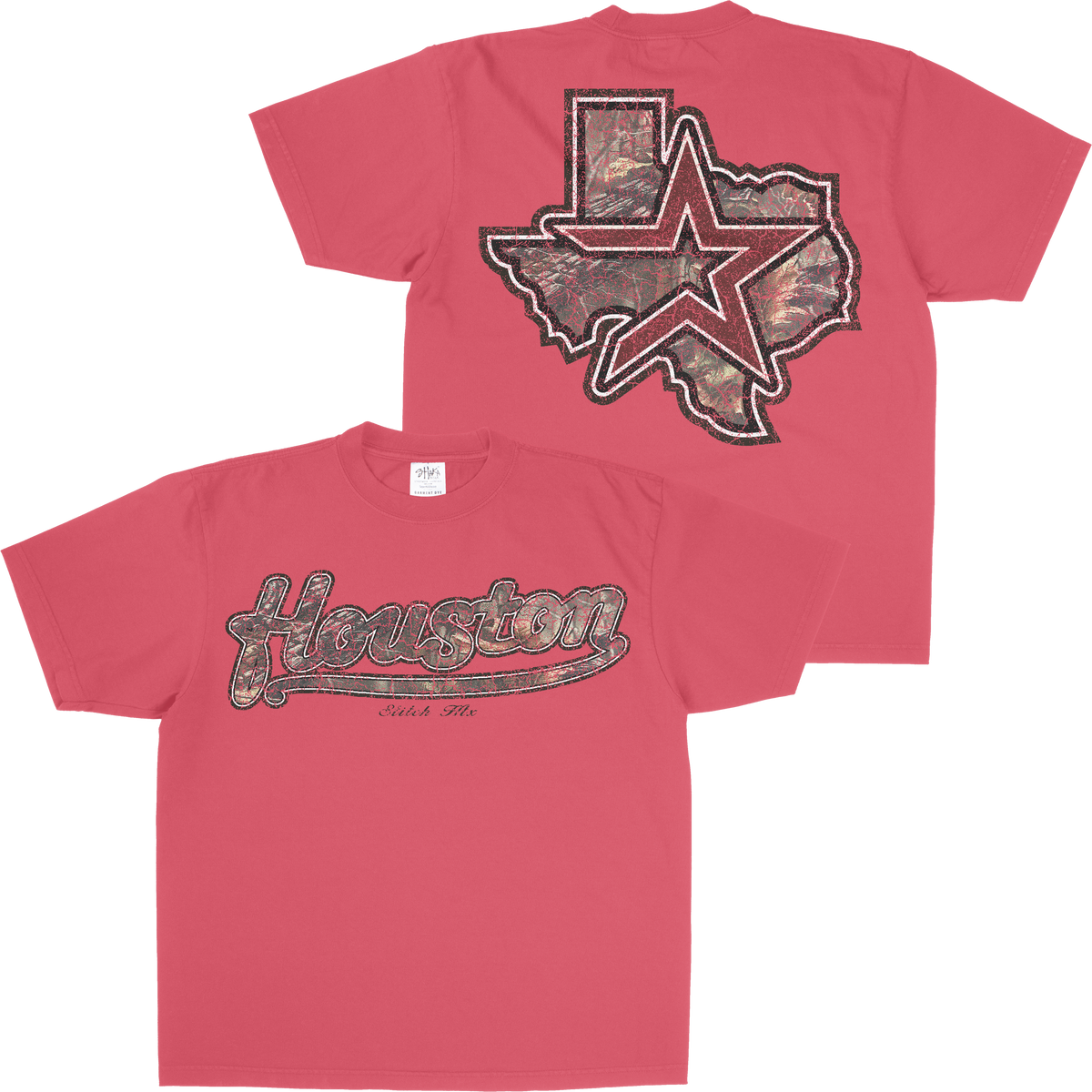 RED STAR CAMO HOUSTON SHAKAWEAR TEE