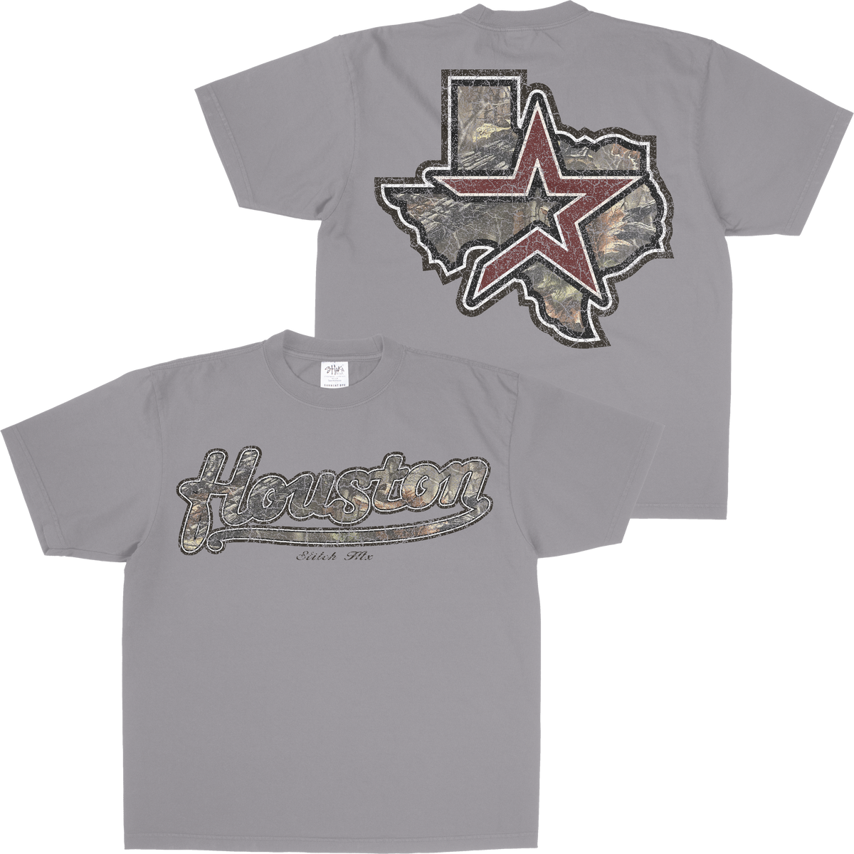 RED STAR CAMO HOUSTON SHAKAWEAR TEE