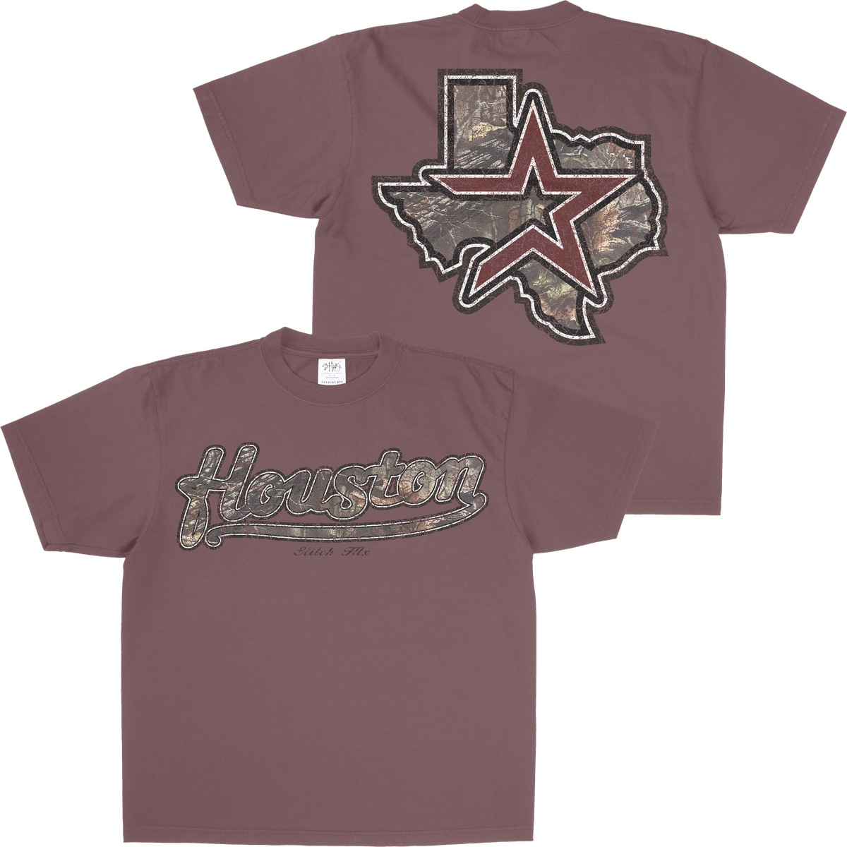 RED STAR CAMO HOUSTON SHAKAWEAR TEE