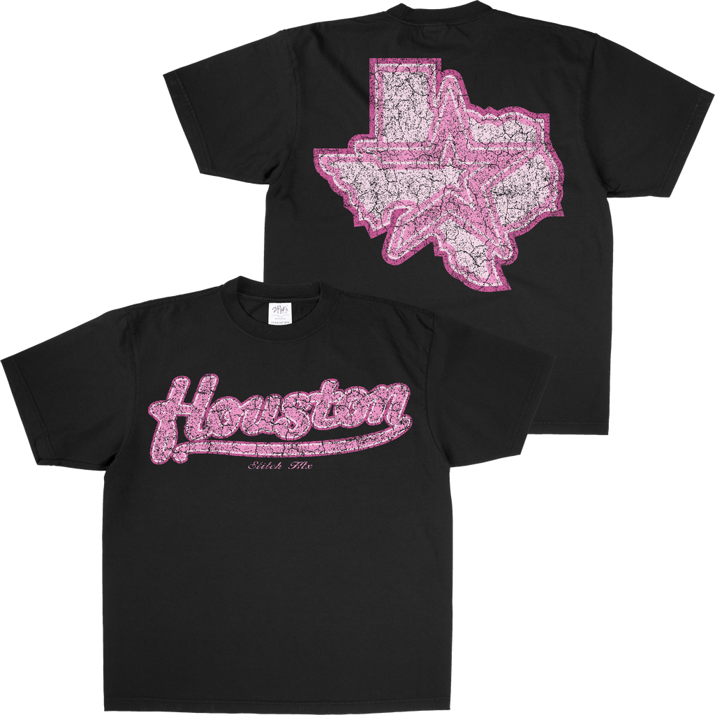 PINK HOUSTON SHAKAWEAR TEE