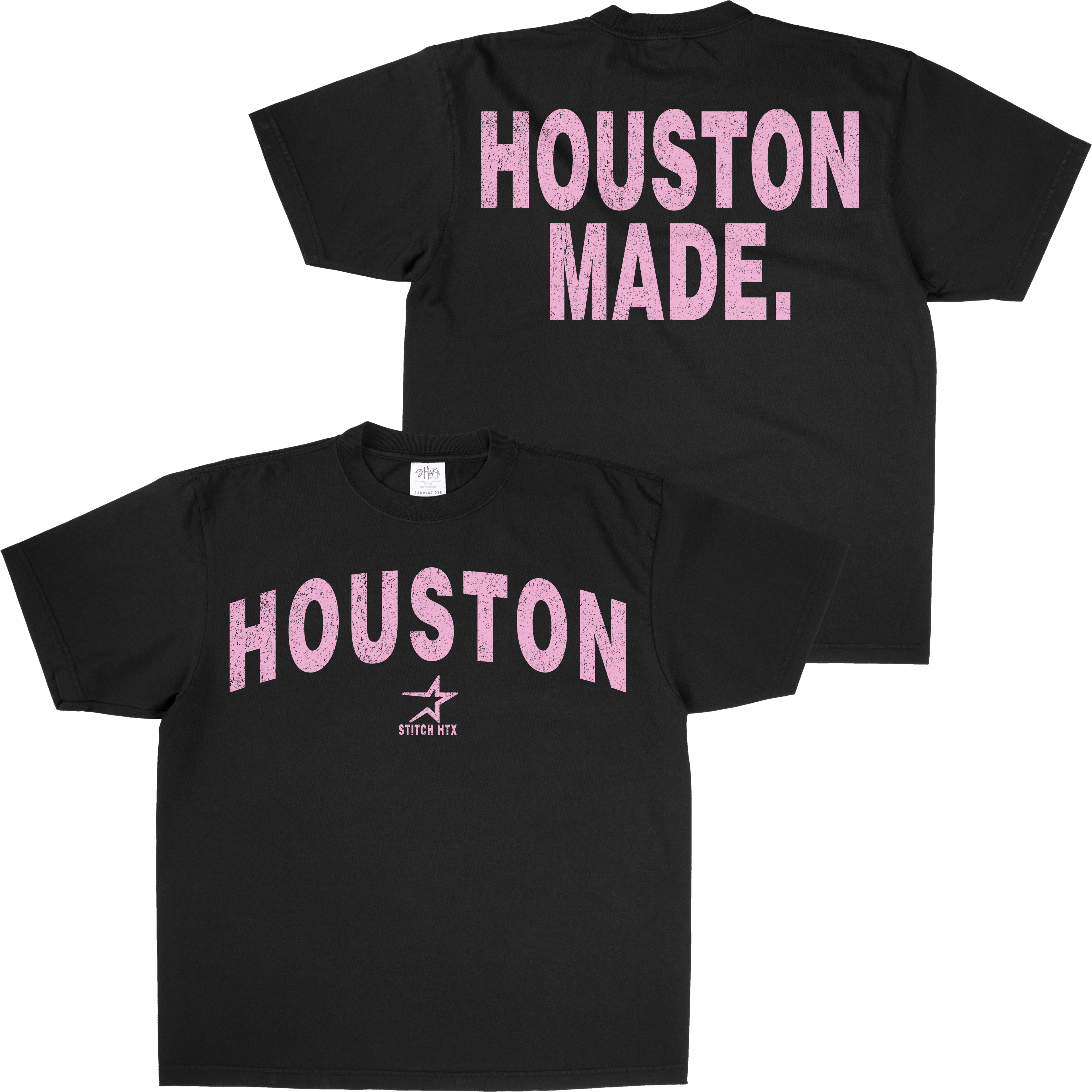 PINK HOUSTON MADE SHAKAWEAR TEE