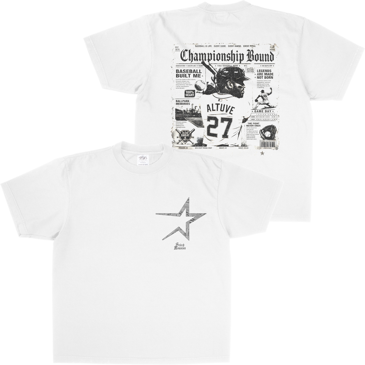 NEWSPAPER STROS SHAKAWEAR TEE