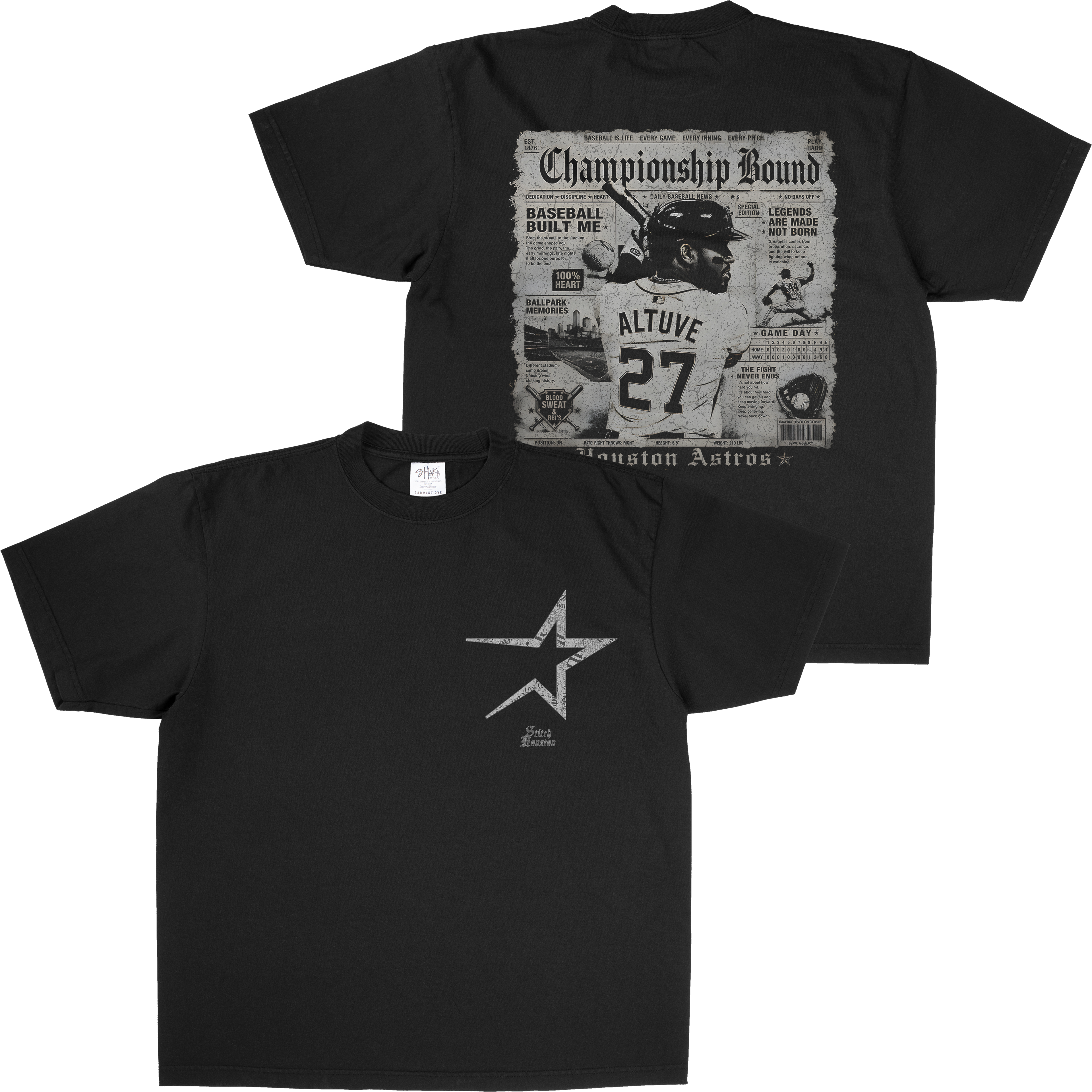 NEWSPAPER STROS SHAKAWEAR TEE