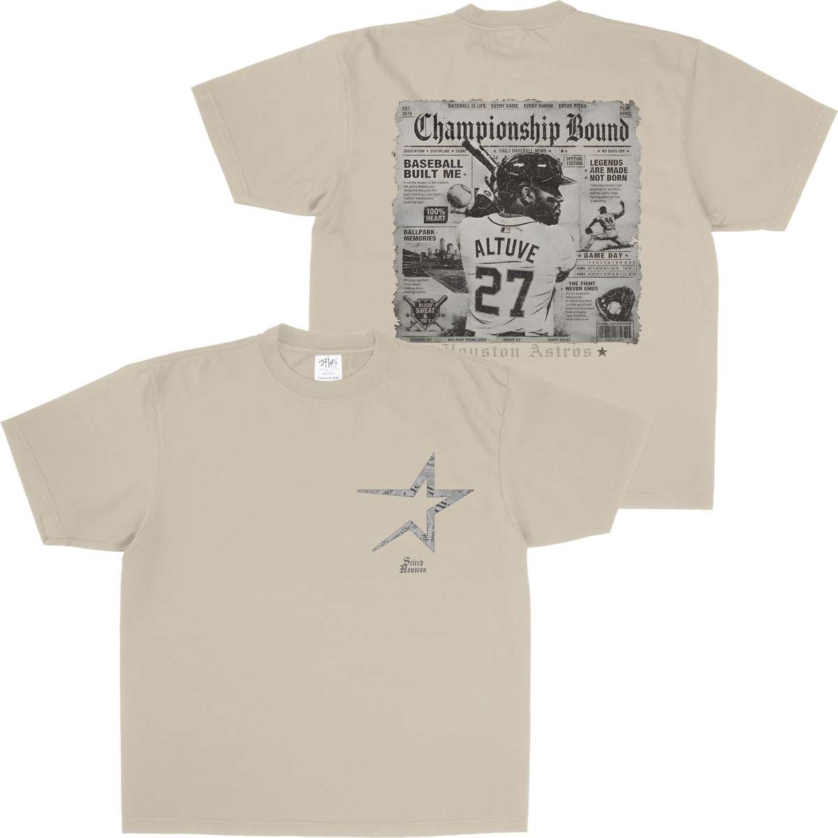 NEWSPAPER STROS SHAKAWEAR TEE
