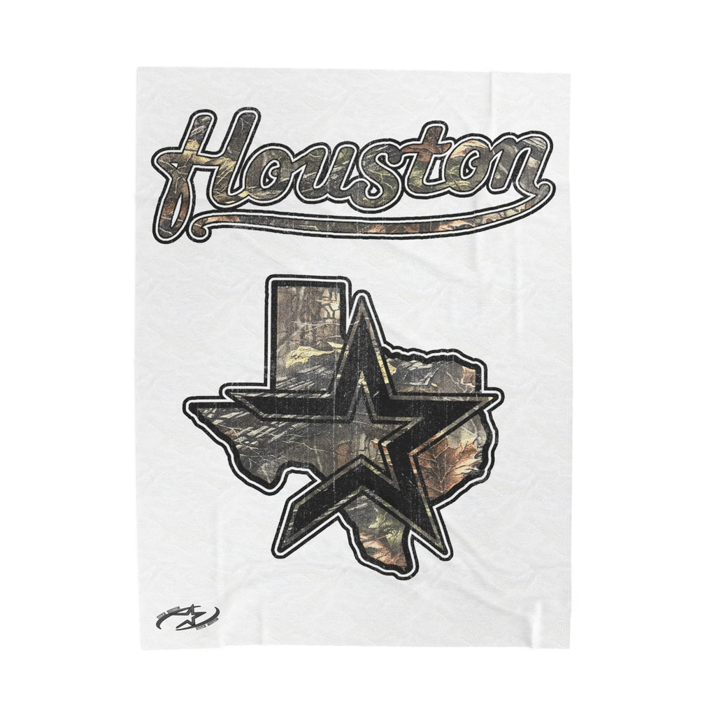 STITCH CAMO STROS BLANKET (WHITE 60" X 80") LARGE