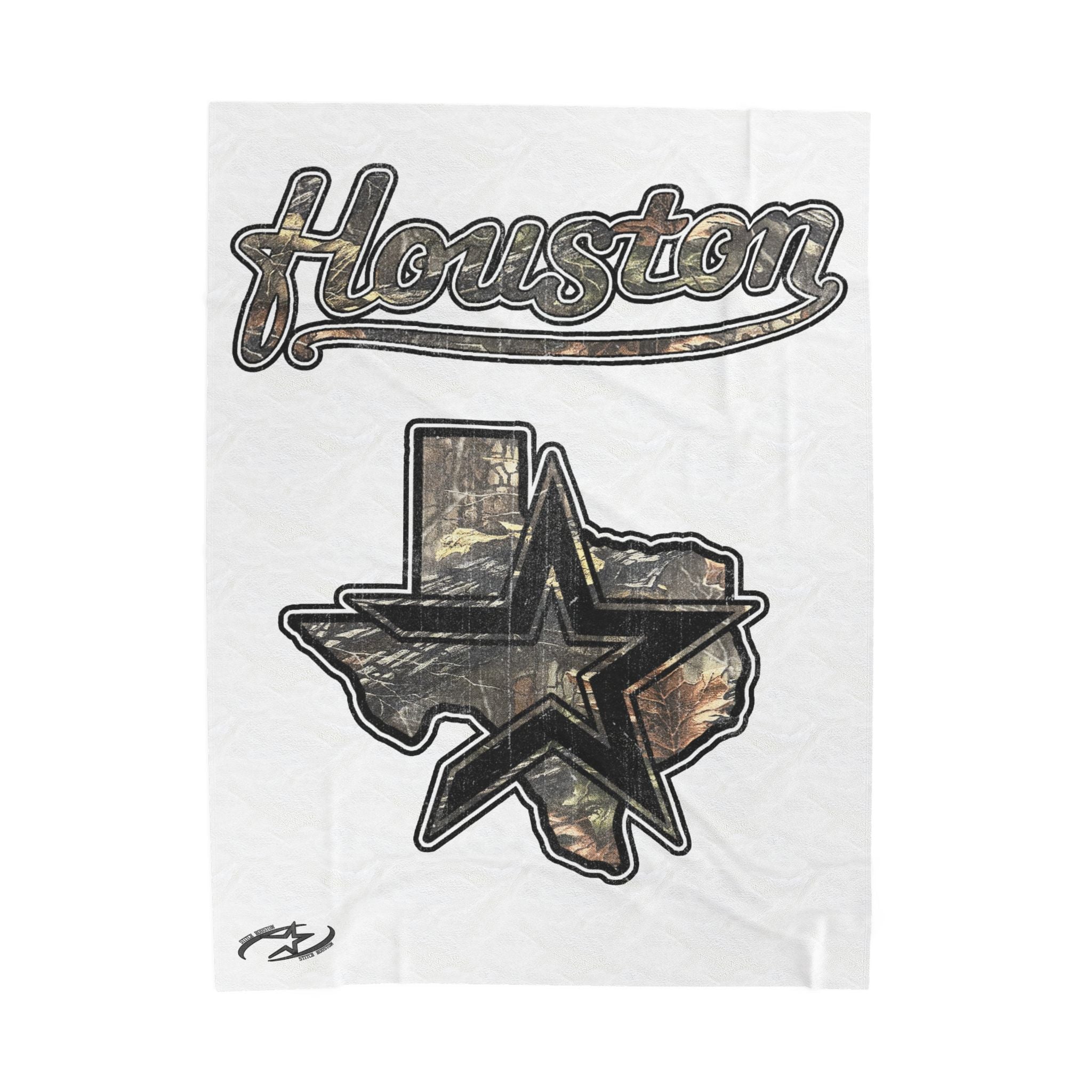 STITCH CAMO STROS BLANKET (WHITE 60" X 80") LARGE