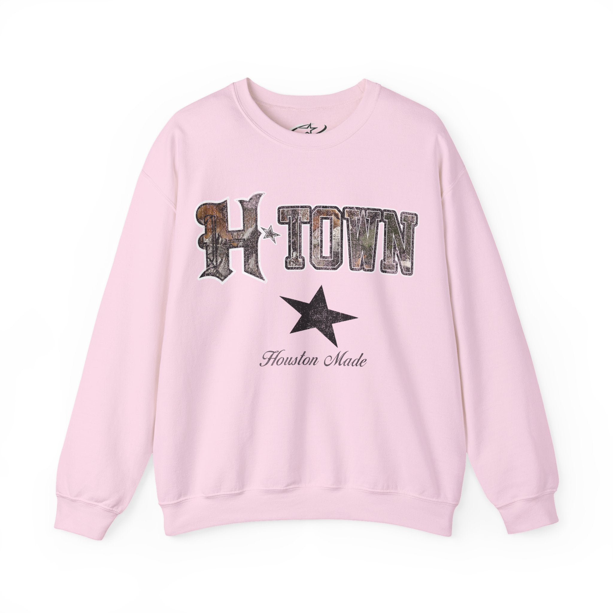 CAMO HTOWN MADE CREWNECK SWEATER