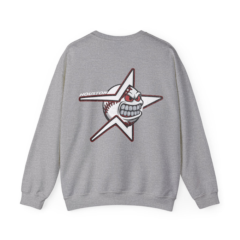 HOUSTON MADE BALL CREWNECK SWEATER