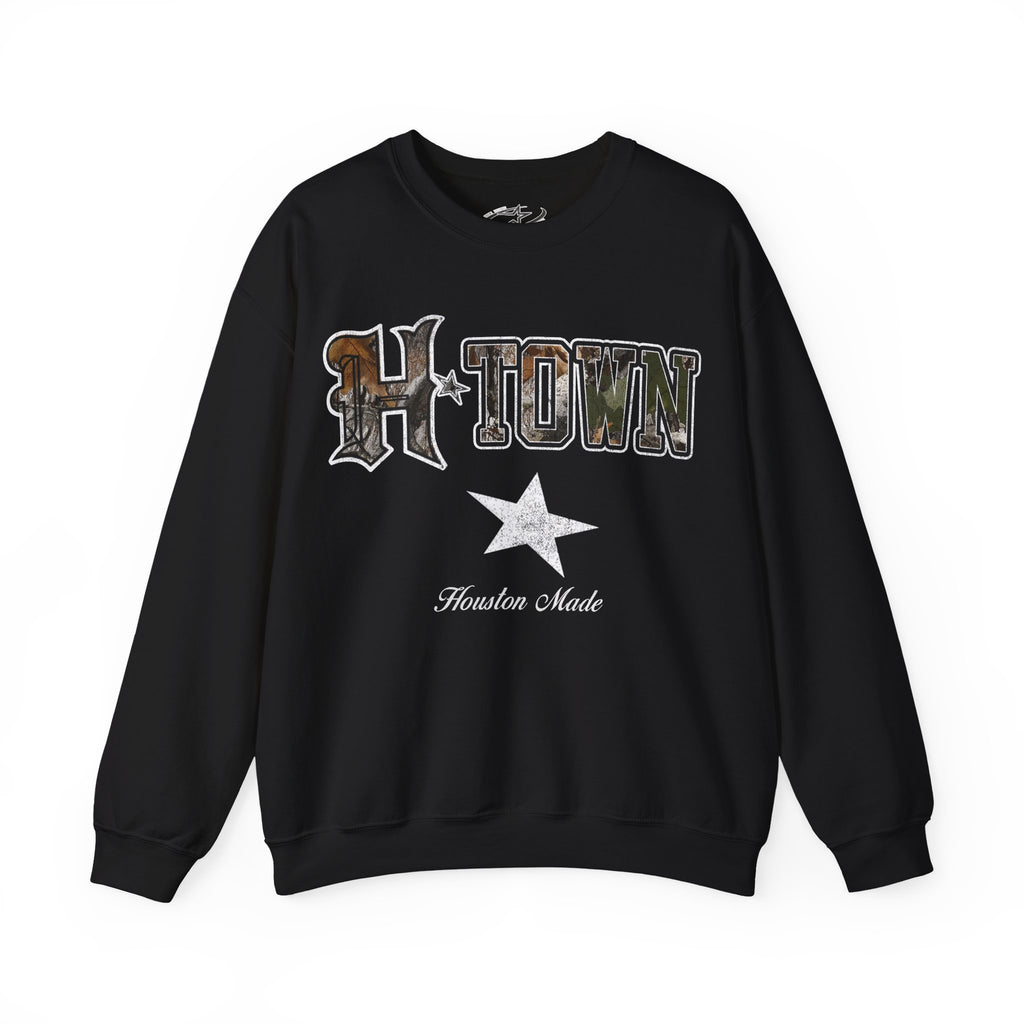 CAMO HTOWN MADE CREWNECK SWEATER