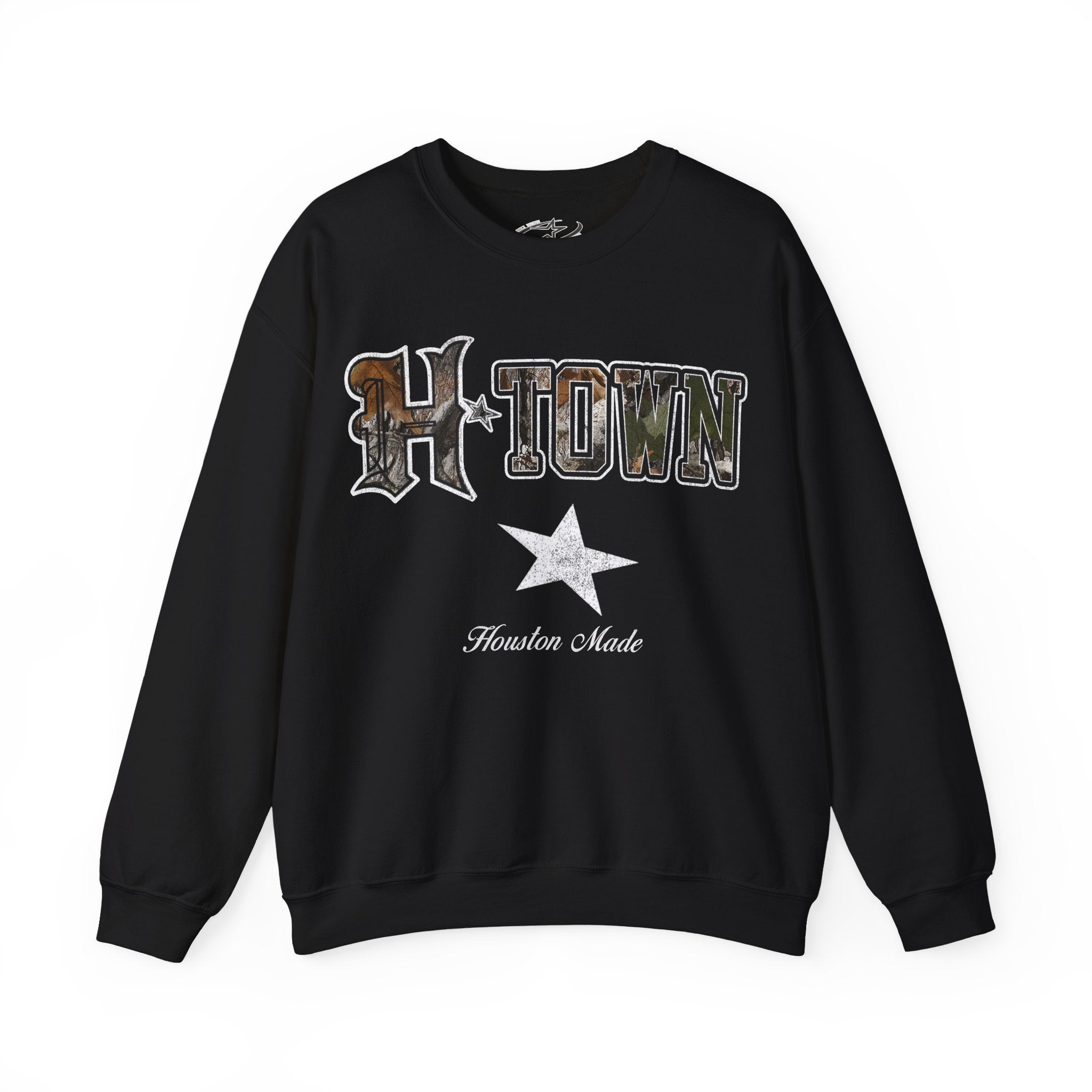 CAMO HTOWN MADE CREWNECK SWEATER