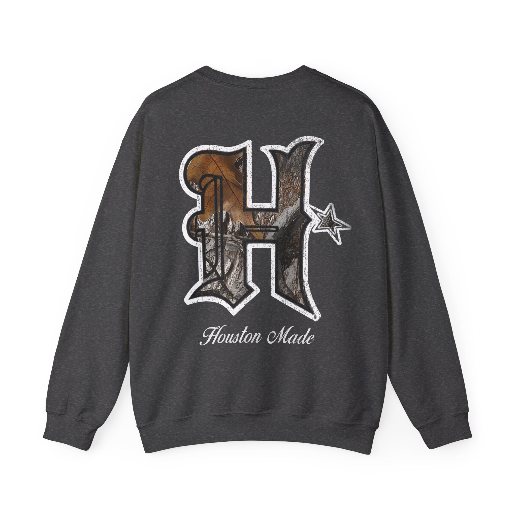 CAMO HTOWN MADE CREWNECK SWEATER