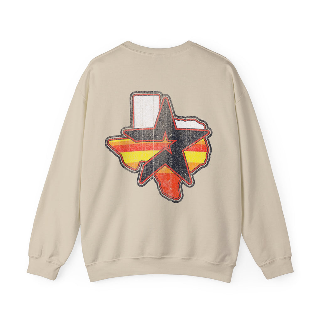 RETRO HOUSTON CREWNECK SWEATSHIRT