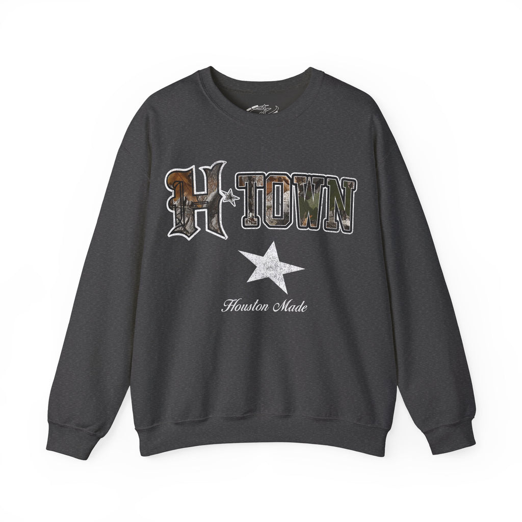 CAMO HTOWN MADE CREWNECK SWEATER