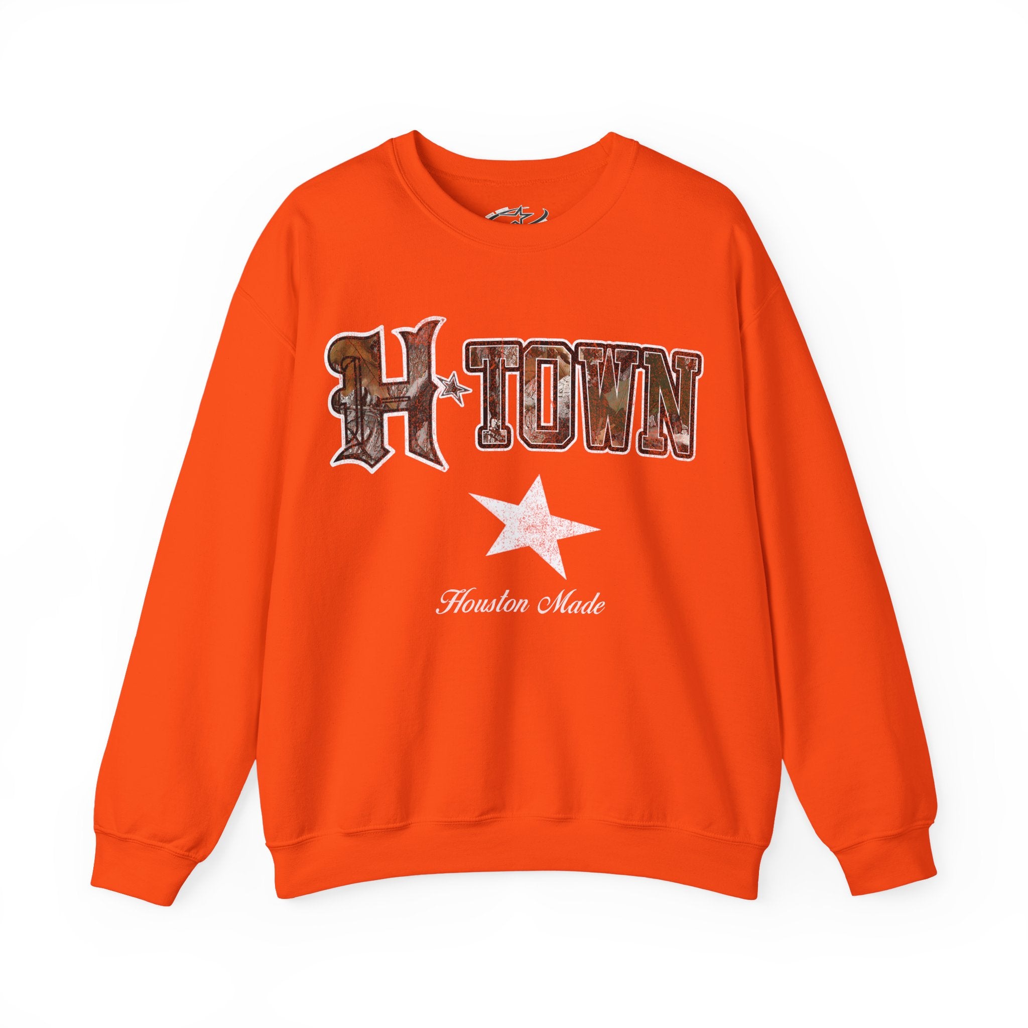 CAMO HTOWN MADE CREWNECK SWEATER