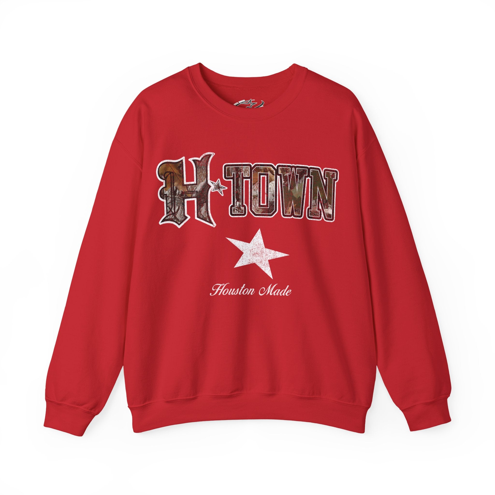 CAMO HTOWN MADE CREWNECK SWEATER