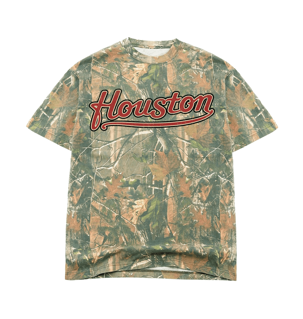 Vintage Wood Camo Shirts & Tops Front