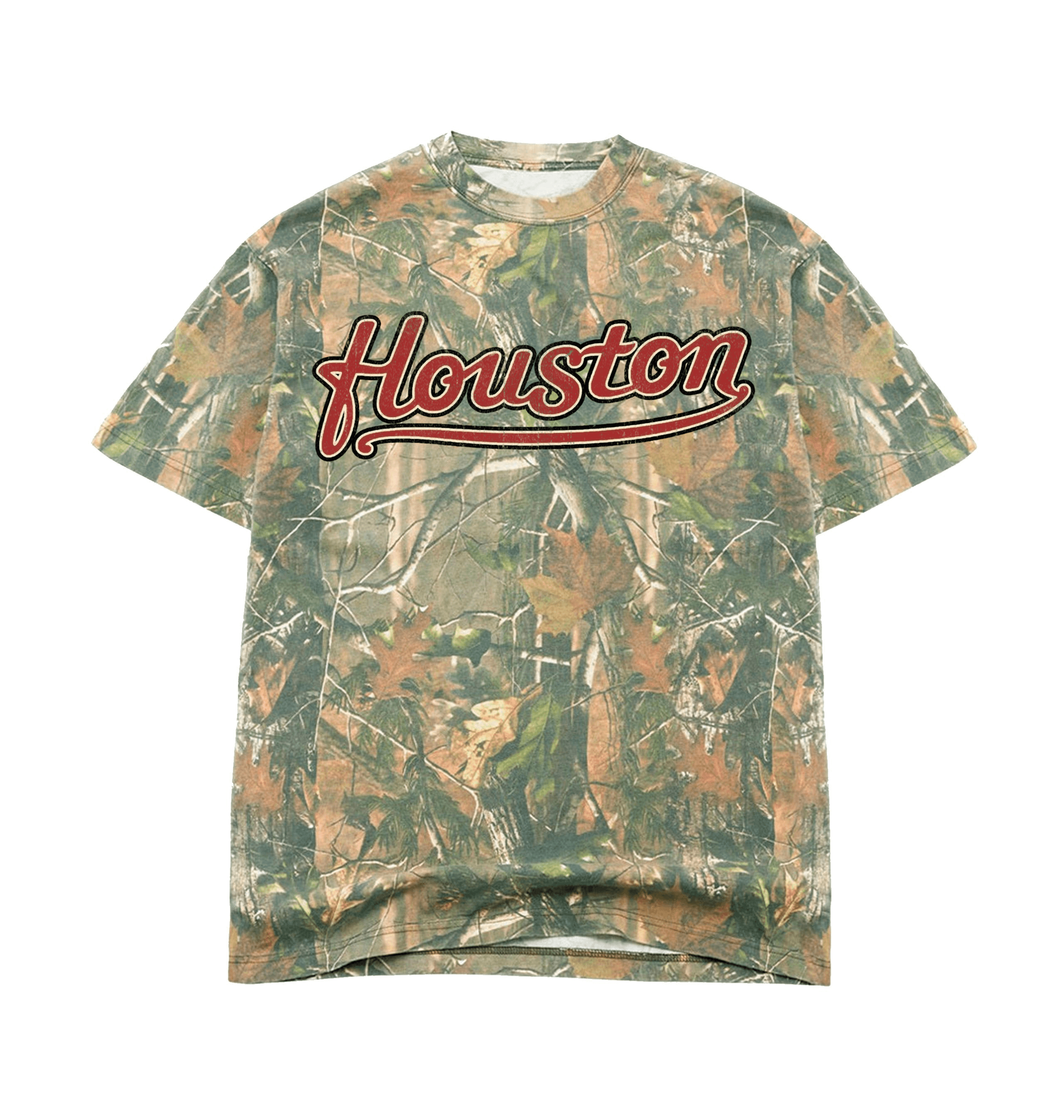 Vintage Wood Camo Shirts & Tops Front