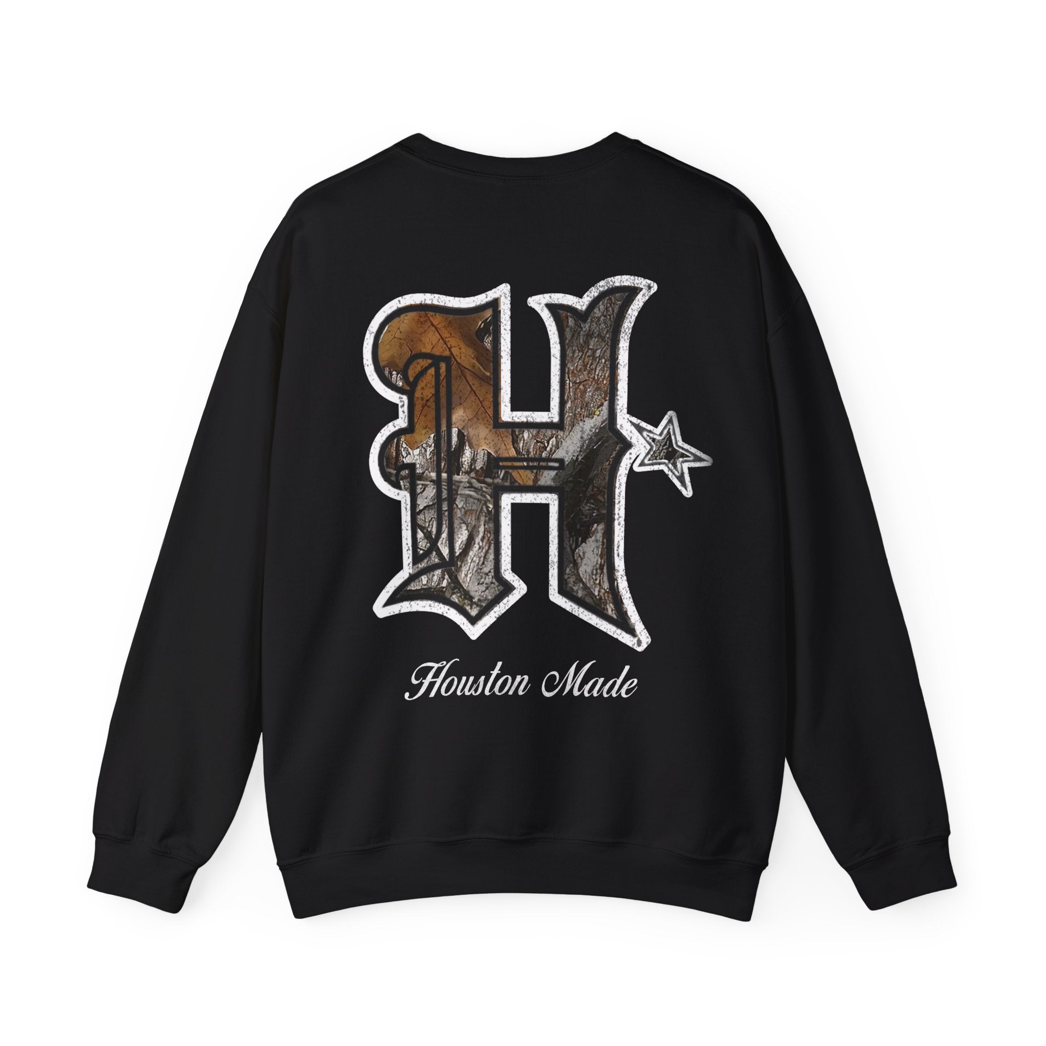 CAMO HTOWN MADE CREWNECK SWEATER
