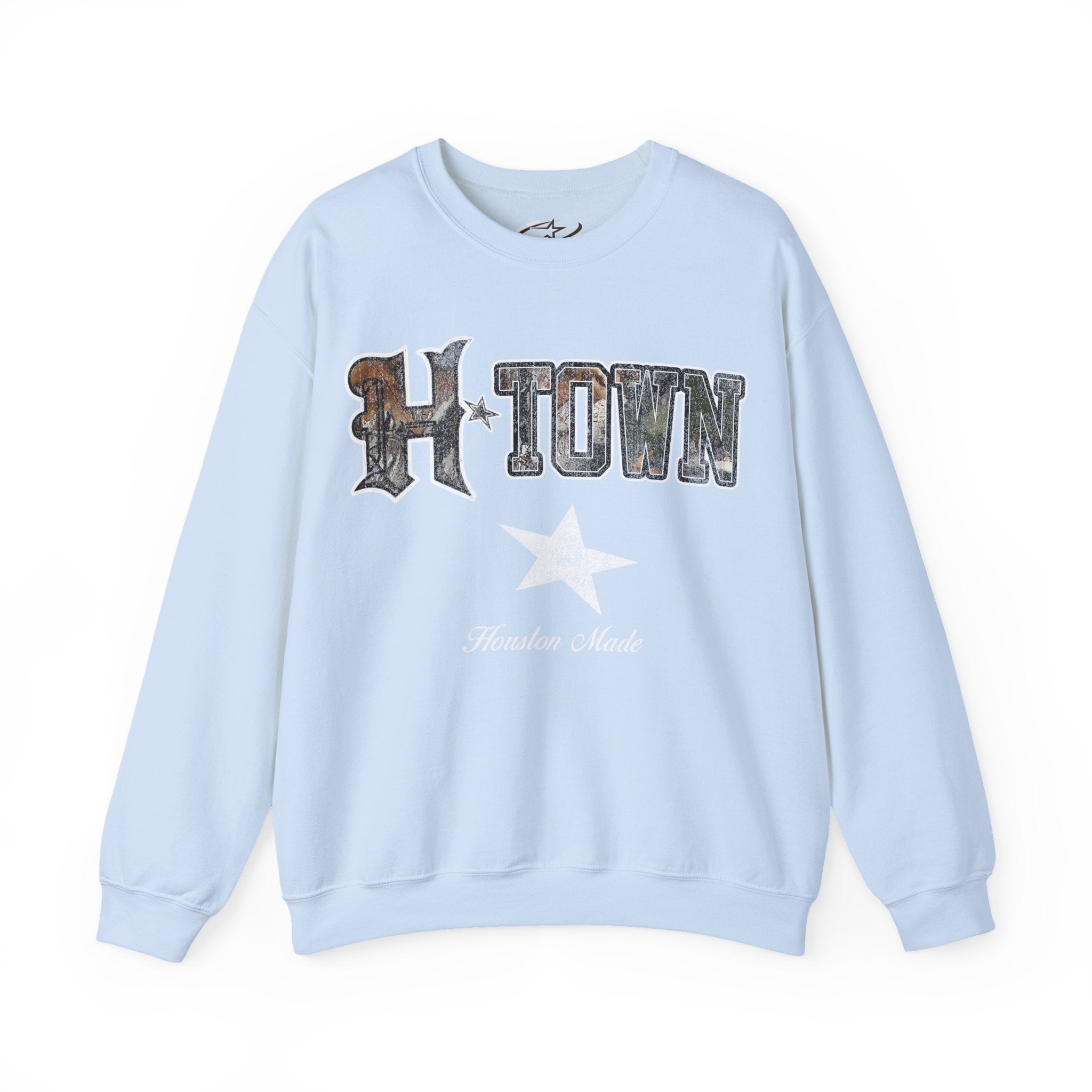 CAMO HTOWN MADE CREWNECK SWEATER